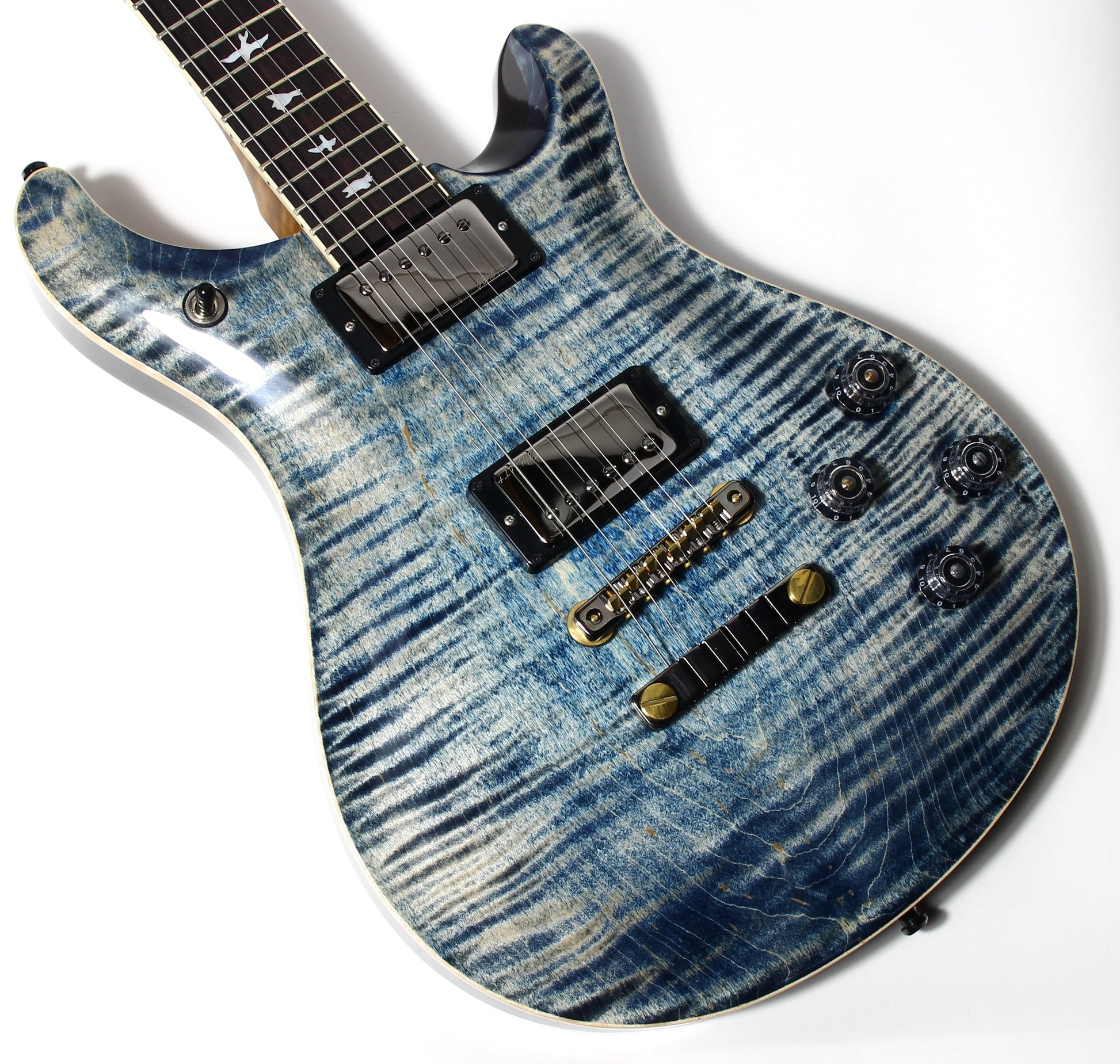 MINTY 2023 PRS Wood Library McCarty 594 10 Top - Faded Whale Blue, jean, 58/15 Humbucker Pickups!