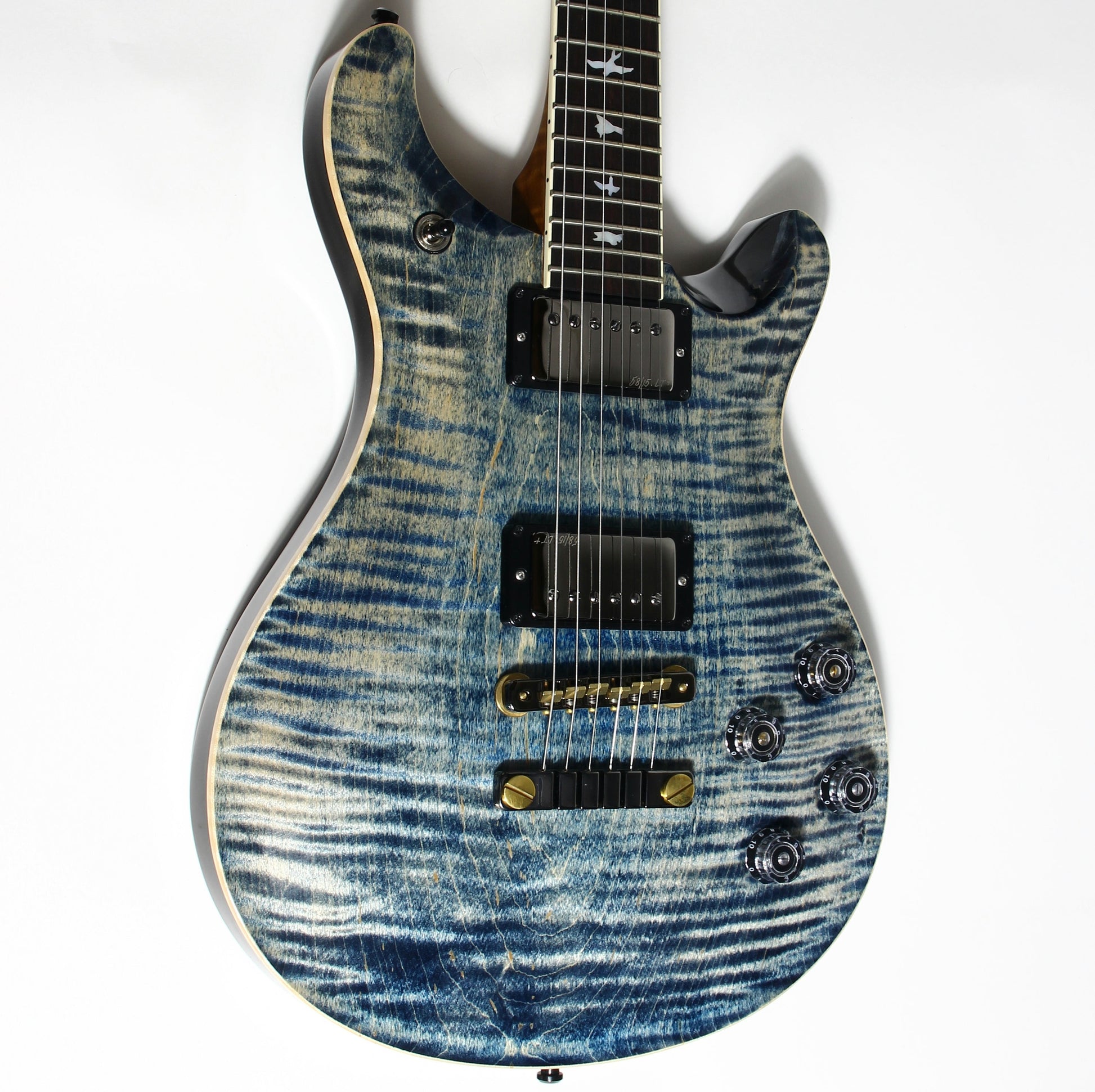 MINTY 2023 PRS Wood Library McCarty 594 10 Top - Faded Whale Blue, jean, 58/15 Humbucker Pickups!