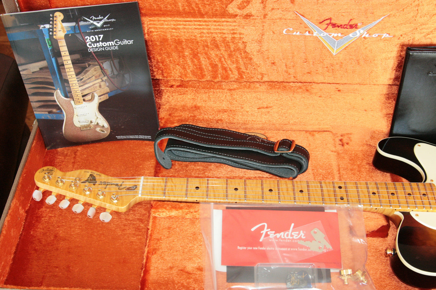 6.9 lbs! 2018 Fender Custom Shop Merle Haggard Tuff Dog Telecaster! Neck-through Tele! Artist Series