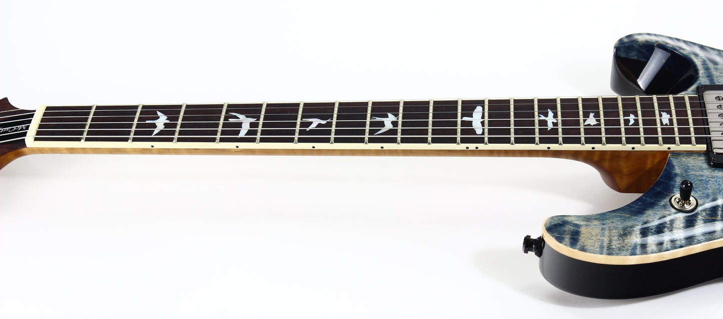 MINTY 2023 PRS Wood Library McCarty 594 10 Top - Faded Whale Blue, jean, 58/15 Humbucker Pickups!
