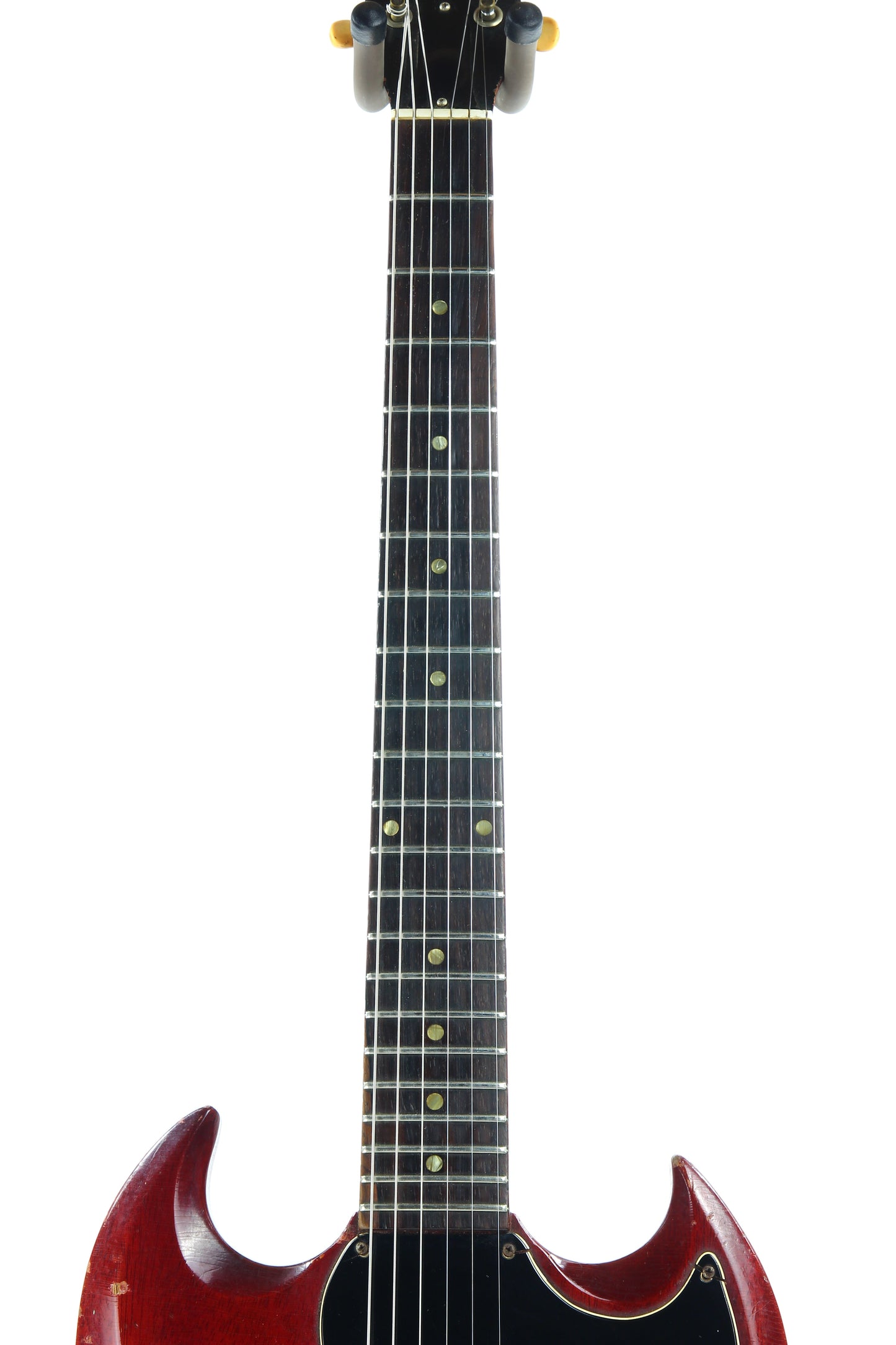 Early 1965 Gibson SG Jr. Junior WIDE NUT Cherry - No breaks, No refins, Original Hardshell Case! Les Paul 1964