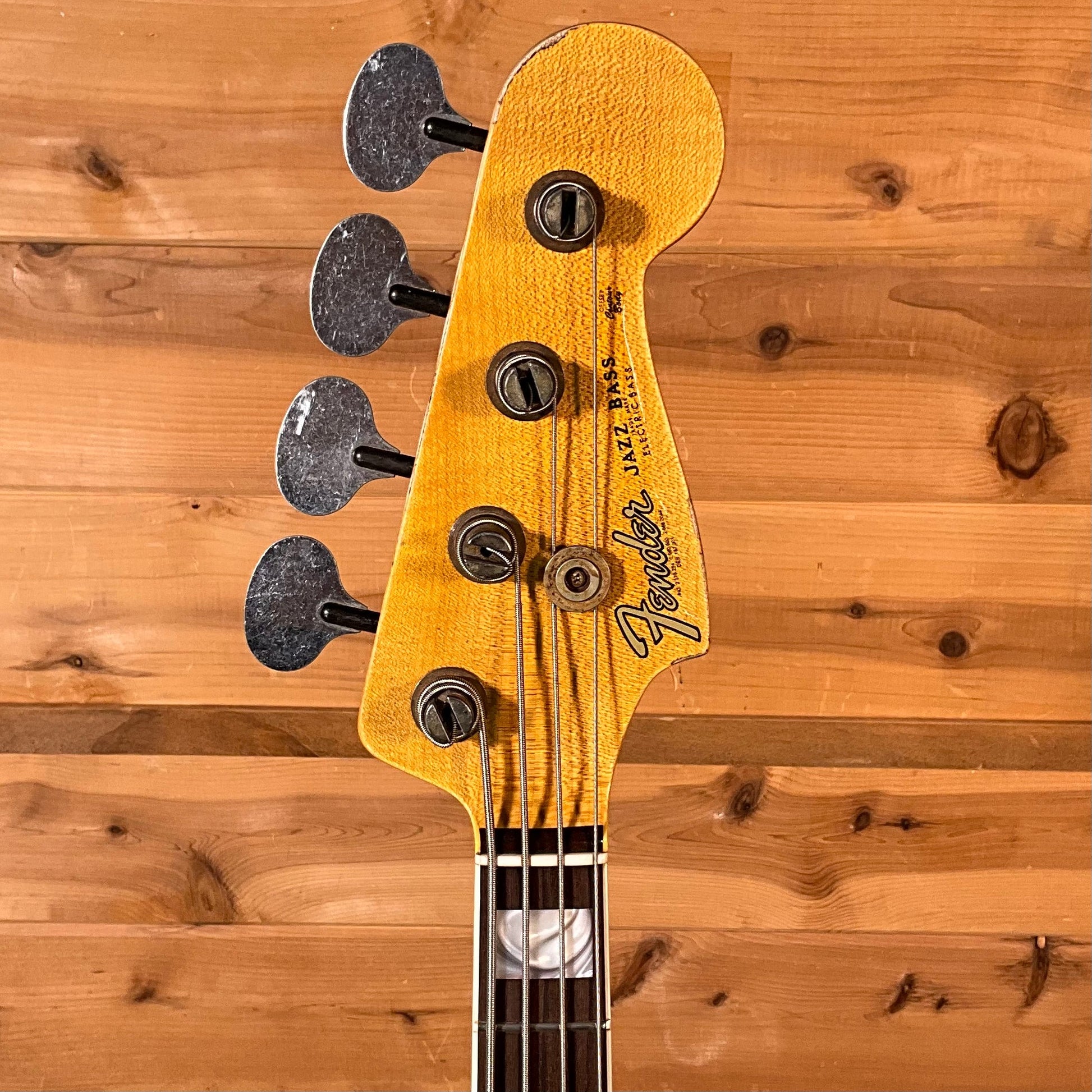 Fender Custom Shop Limited Edition Heavy Relic Custom Jazz Electric Bass USED - Aged Natural
