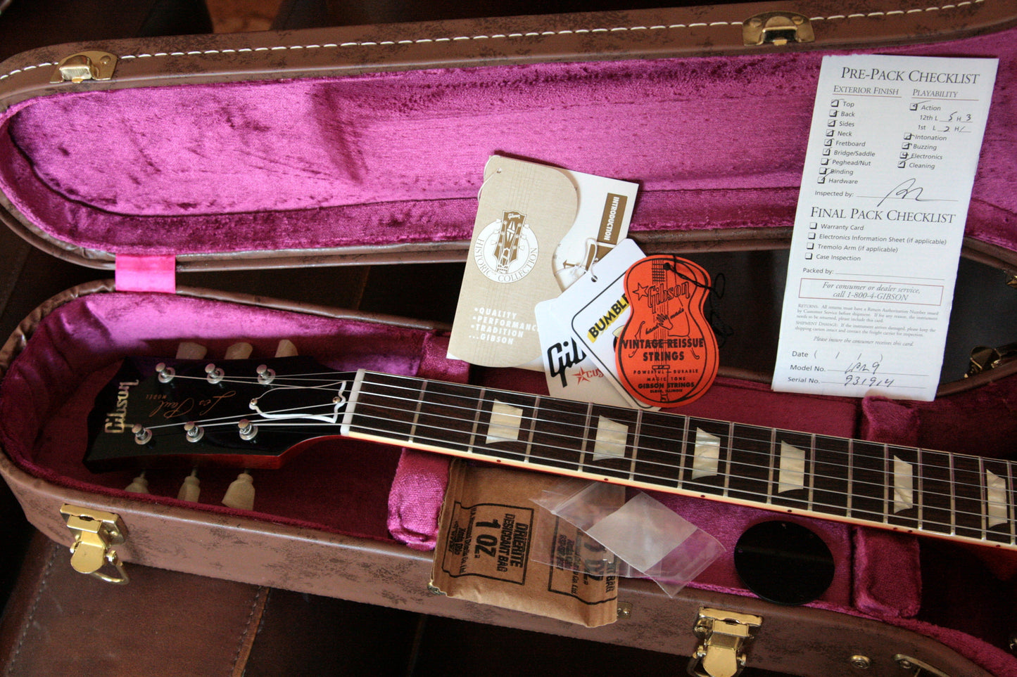2013 Gibson 1959 SHADOWS OF 59 Les Paul Historic Reissue R9 Vic DaPra Custom Shop
