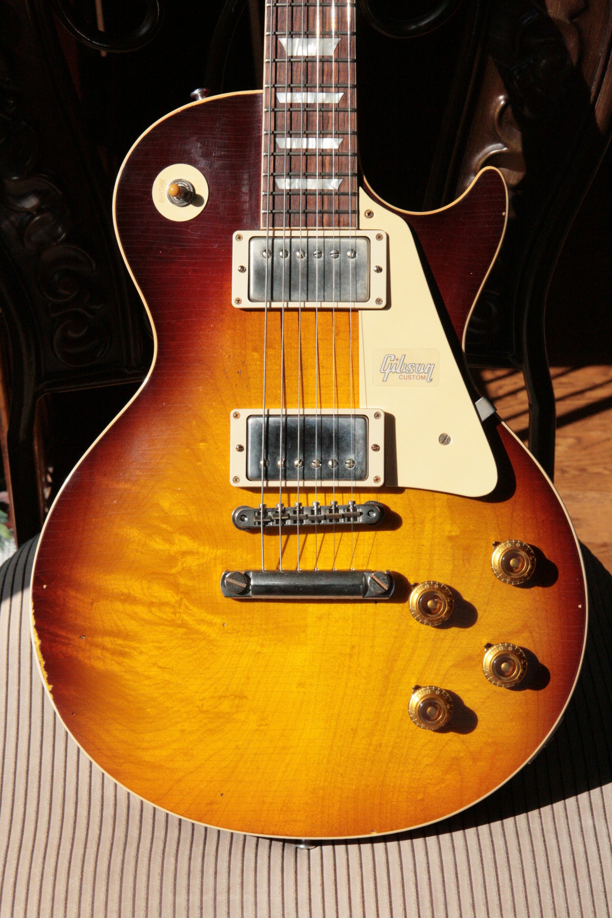 2018 Gibson AGED 1958 Les Paul Historic Reissue! R8 58 Dark Bourbon Fade Custom Shop TH Specs