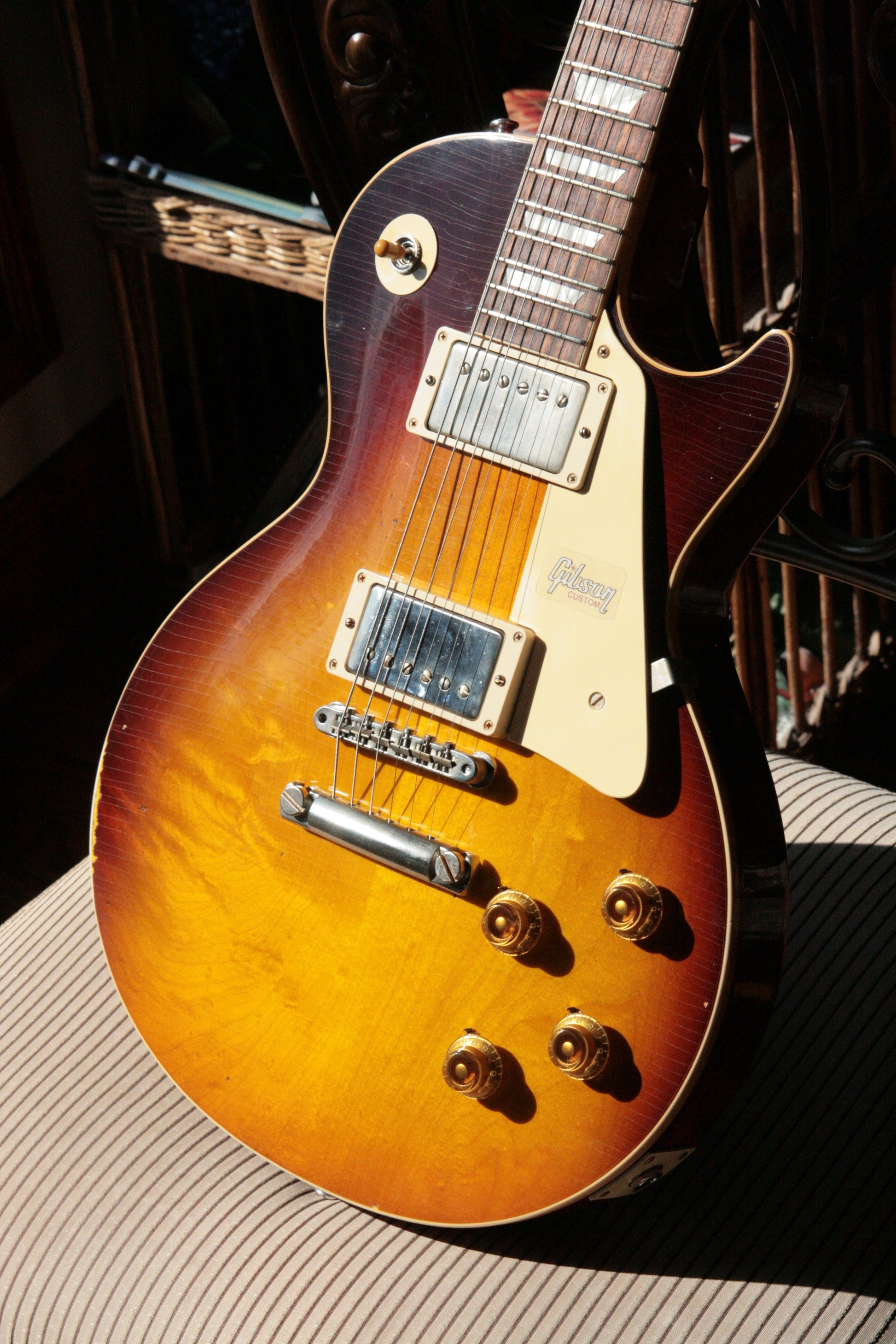 2018 Gibson AGED 1958 Les Paul Historic Reissue! R8 58 Dark Bourbon Fade Custom Shop TH Specs