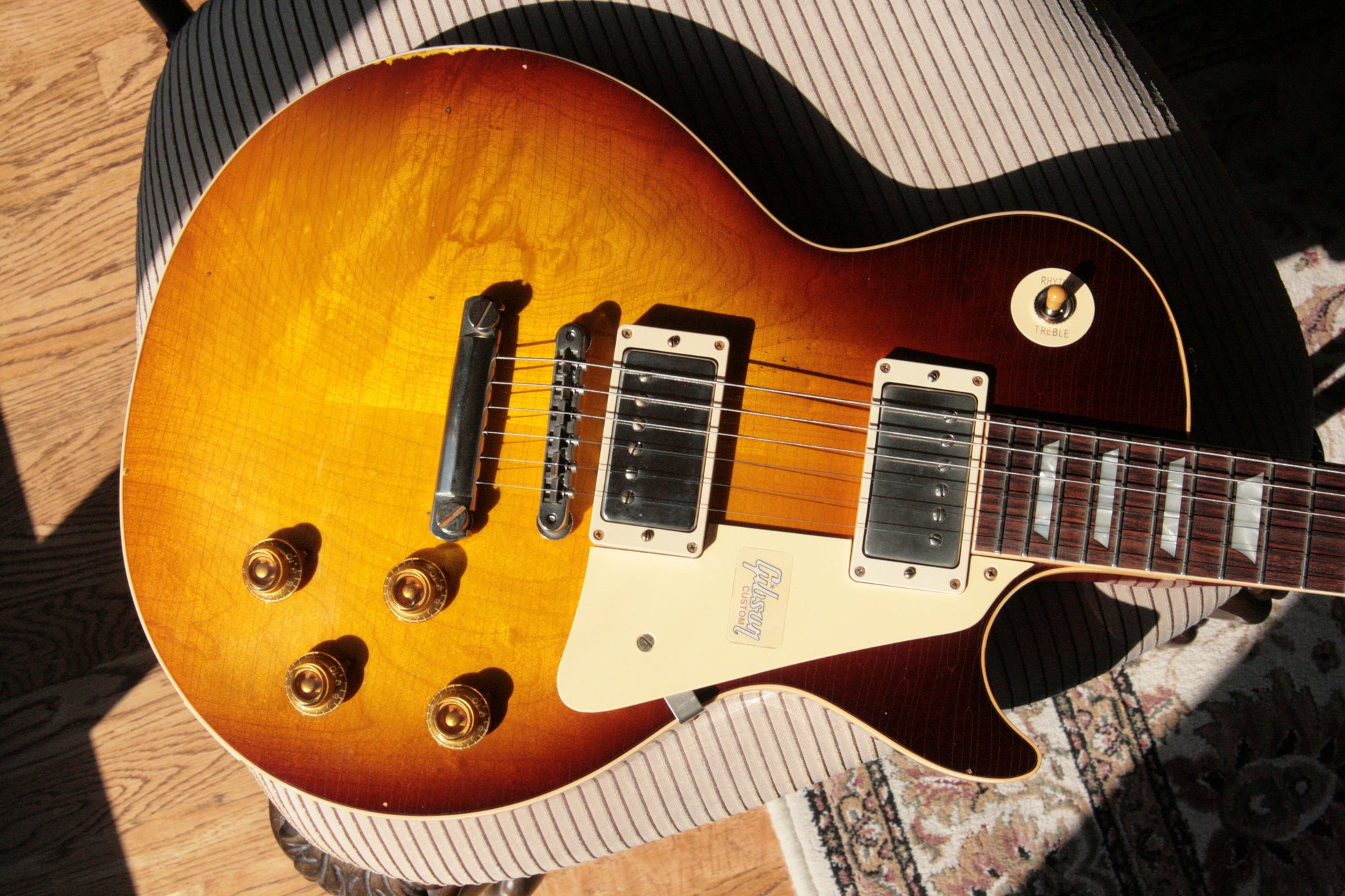2018 Gibson AGED 1958 Les Paul Historic Reissue! R8 58 Dark Bourbon Fade Custom Shop TH Specs