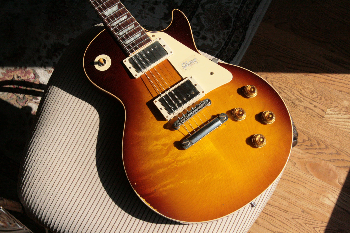 2018 Gibson AGED 1958 Les Paul Historic Reissue! R8 58 Dark Bourbon Fade Custom Shop TH Specs
