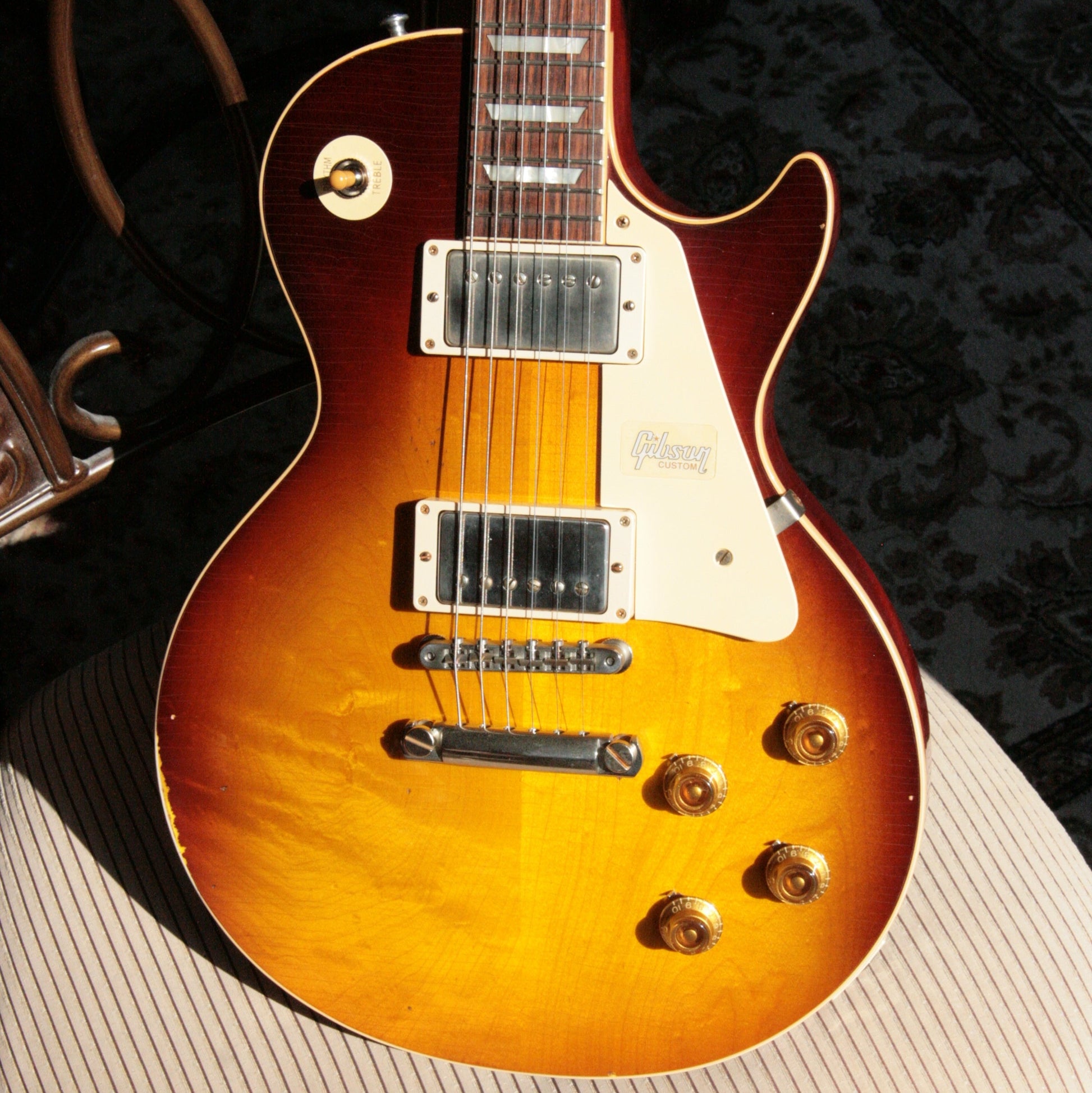 2018 Gibson AGED 1958 Les Paul Historic Reissue! R8 58 Dark Bourbon Fade Custom Shop TH Specs