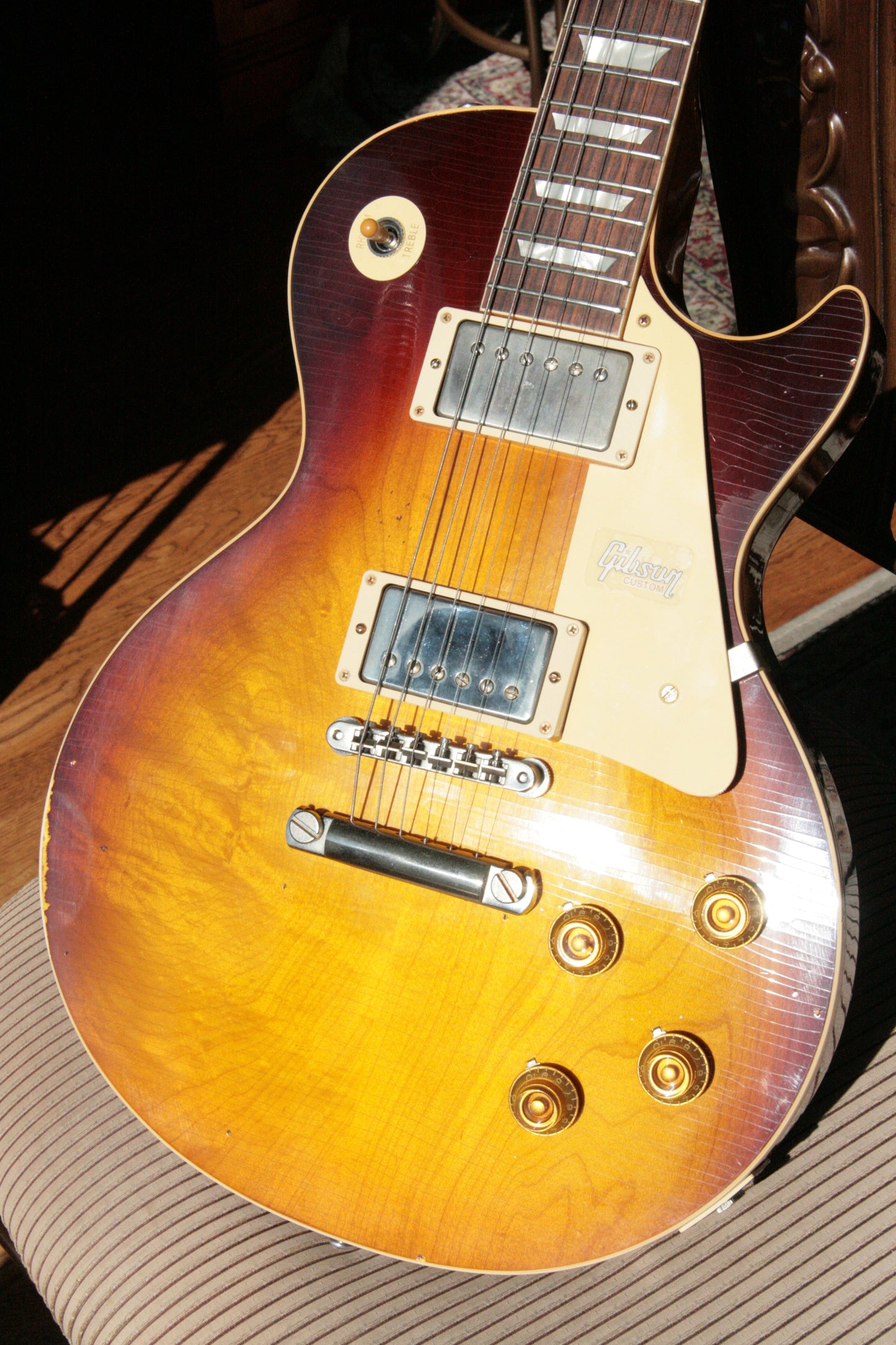 2018 Gibson AGED 1958 Les Paul Historic Reissue! R8 58 Dark Bourbon Fade Custom Shop TH Specs