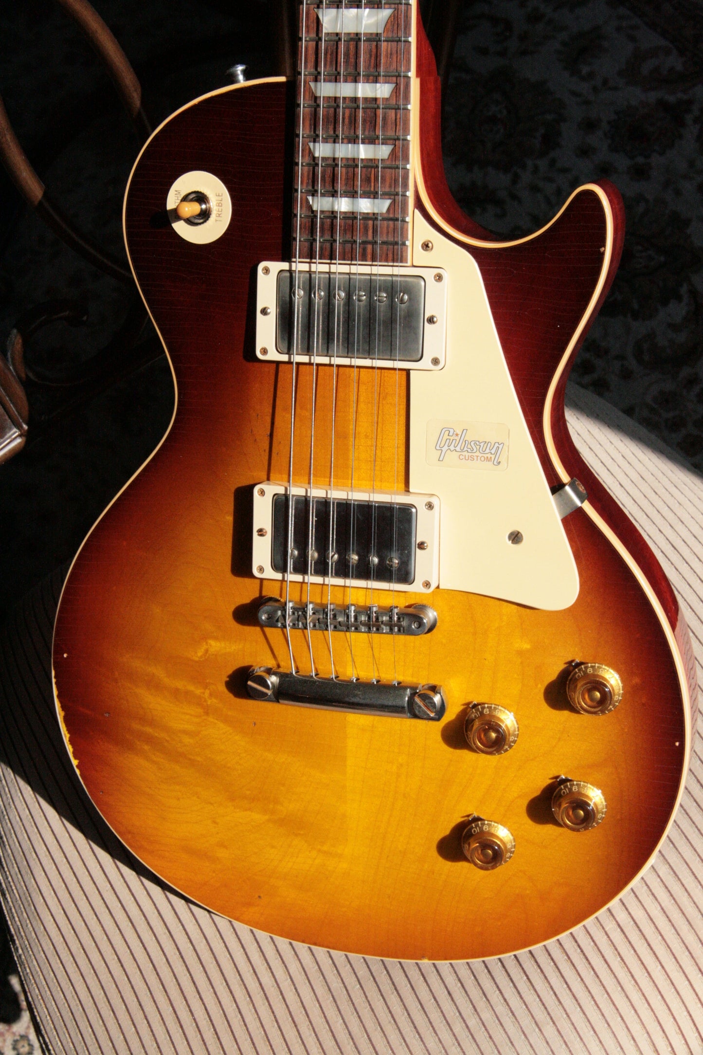 2018 Gibson AGED 1958 Les Paul Historic Reissue! R8 58 Dark Bourbon Fade Custom Shop TH Specs