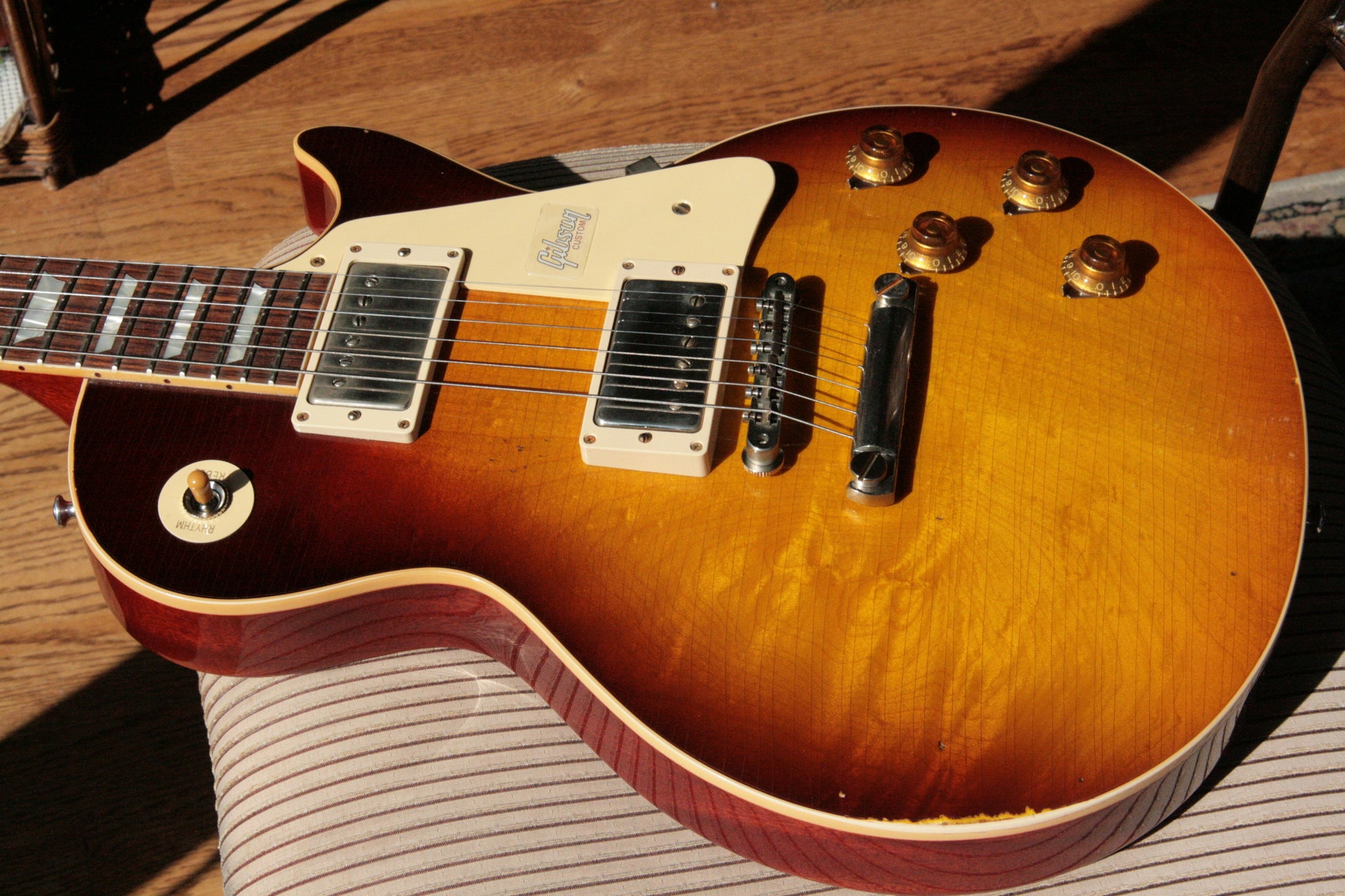 2018 Gibson AGED 1958 Les Paul Historic Reissue! R8 58 Dark Bourbon Fade Custom Shop TH Specs