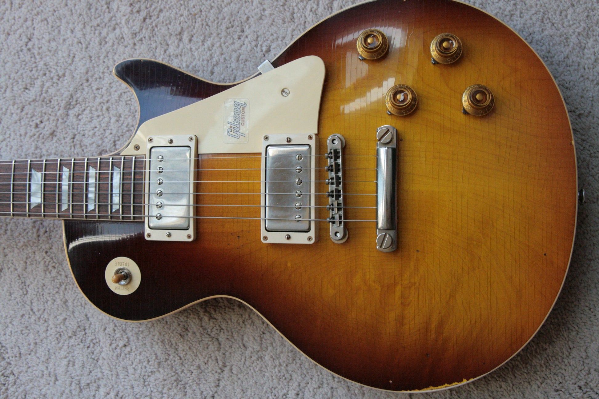 2018 Gibson AGED 1958 Les Paul Historic Reissue! R8 58 Dark Bourbon Fade Custom Shop TH Specs
