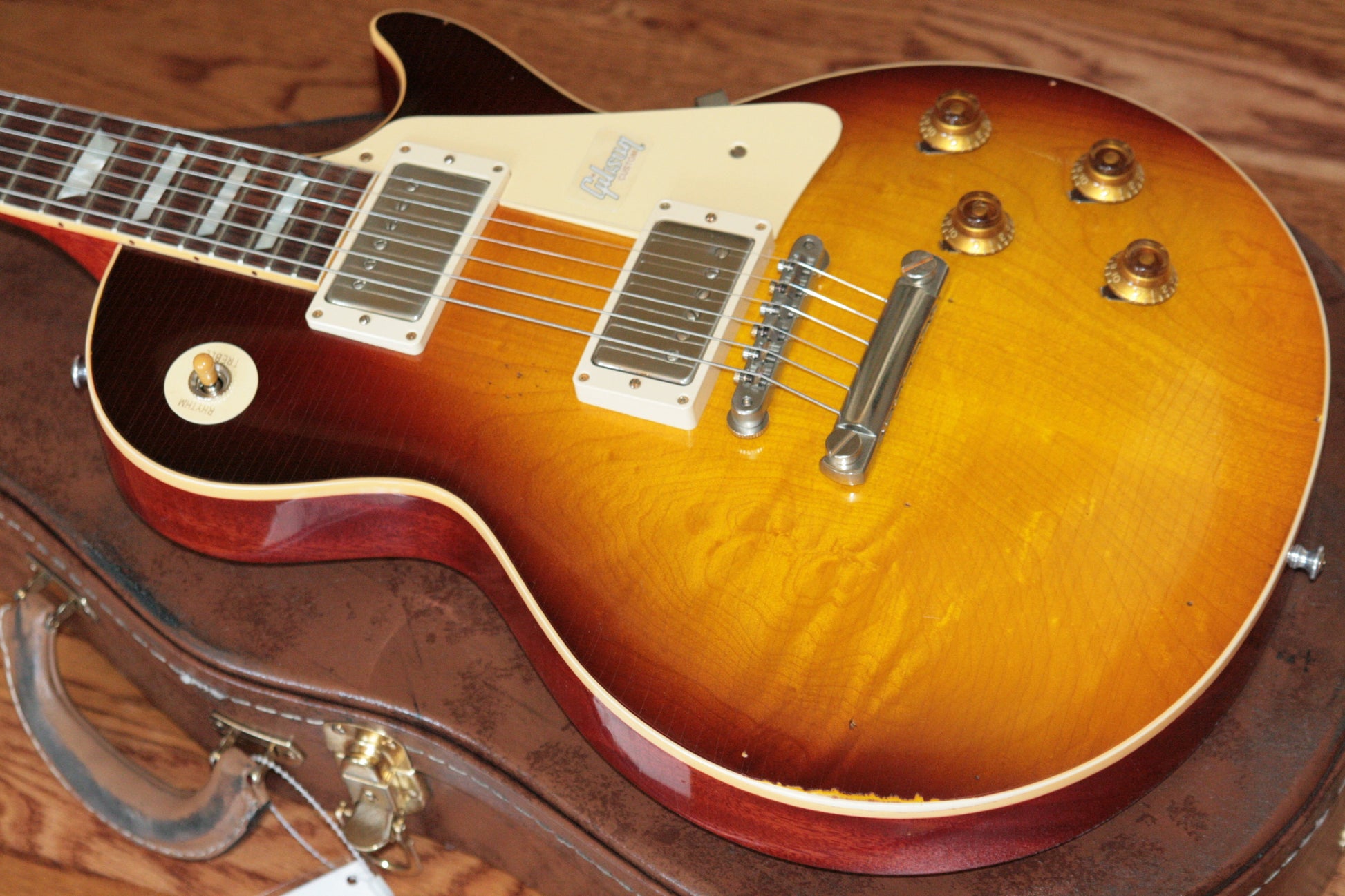 2018 Gibson AGED 1958 Les Paul Historic Reissue! R8 58 Dark Bourbon Fade Custom Shop TH Specs