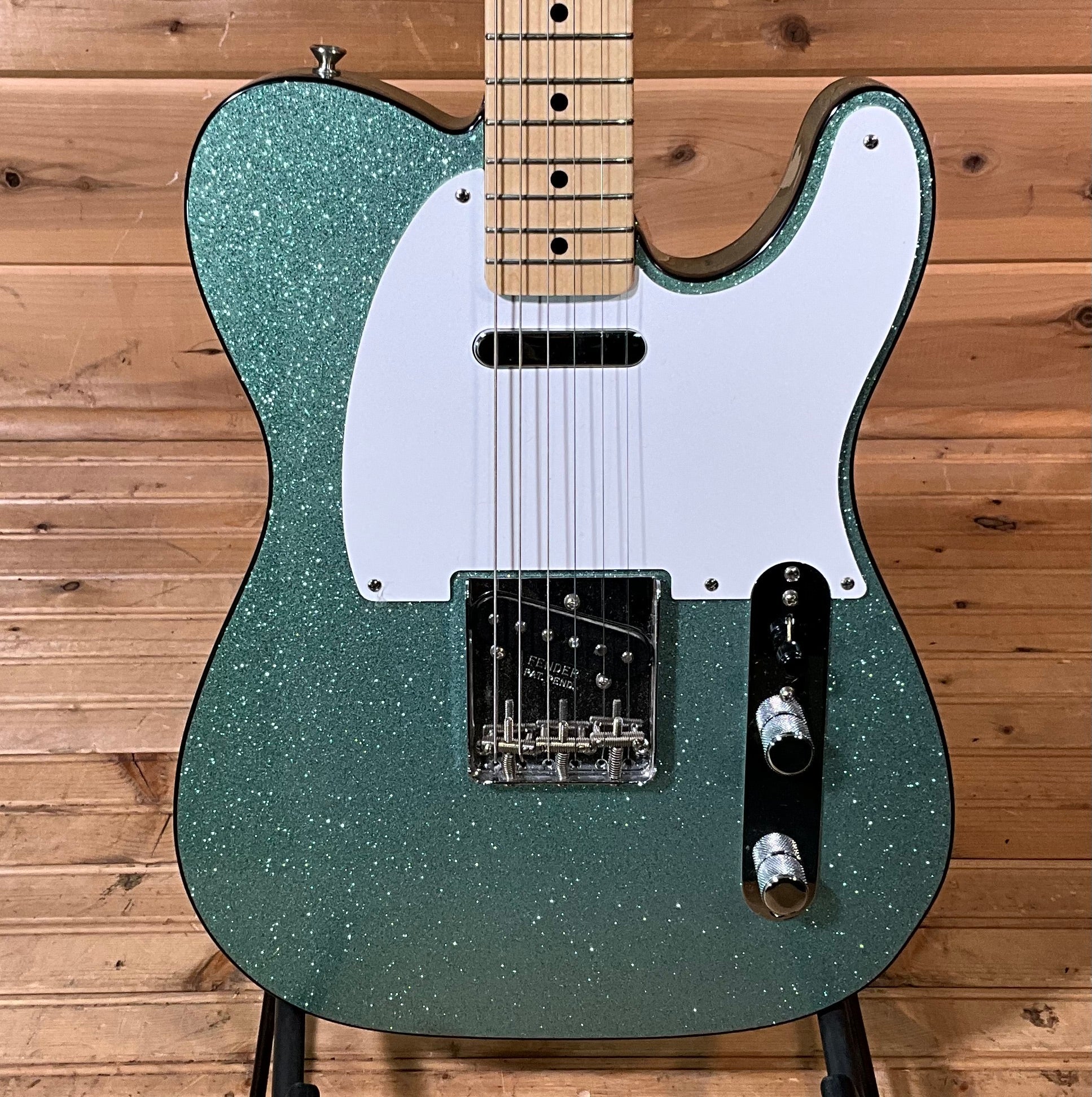 Fender Custom Shop 2003 NAMM Sparkle Telecaster Electric Guitar USED - Seafoam Sparkle