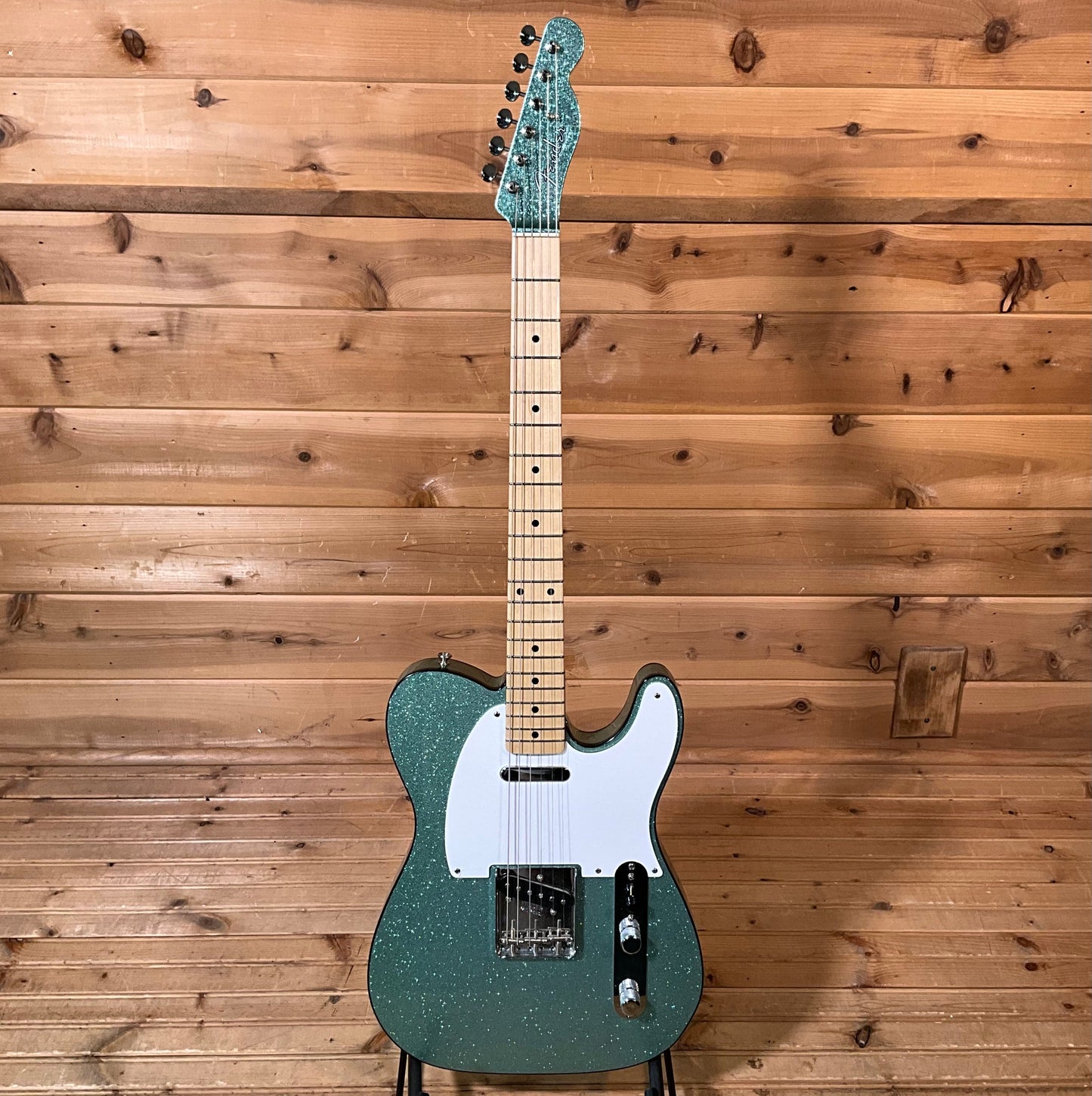 Fender Custom Shop 2003 NAMM Sparkle Telecaster Electric Guitar USED - Seafoam Sparkle