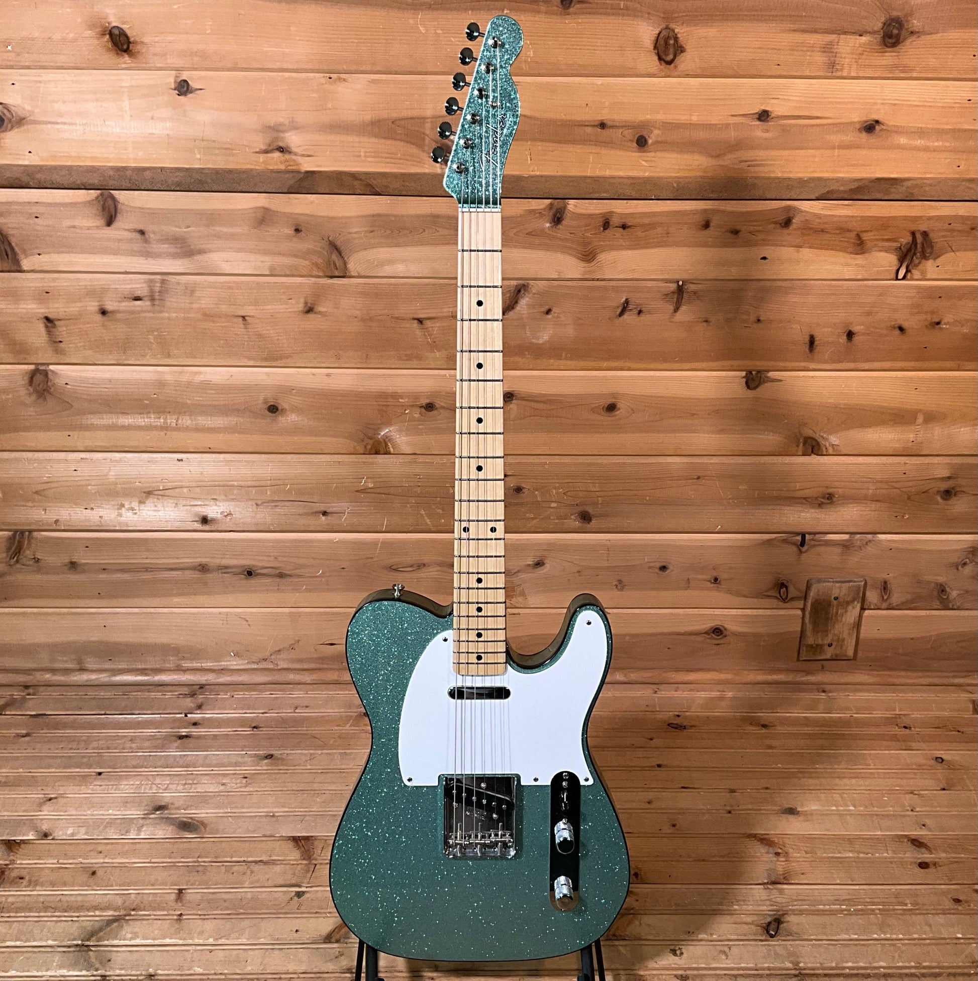 Fender Custom Shop 2003 NAMM Sparkle Telecaster Electric Guitar USED - Seafoam Sparkle