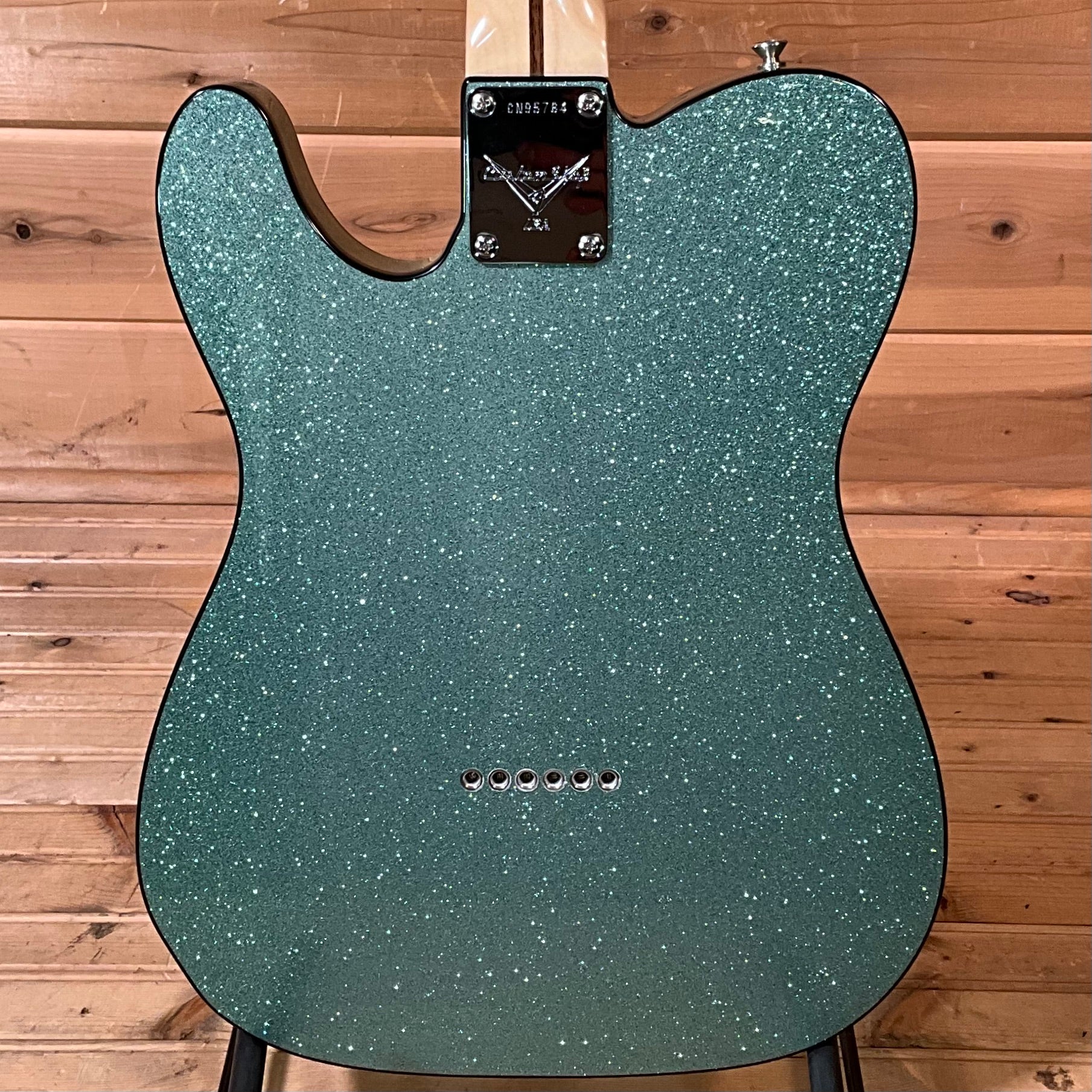 Fender Custom Shop 2003 NAMM Sparkle Telecaster Electric Guitar USED - Seafoam Sparkle