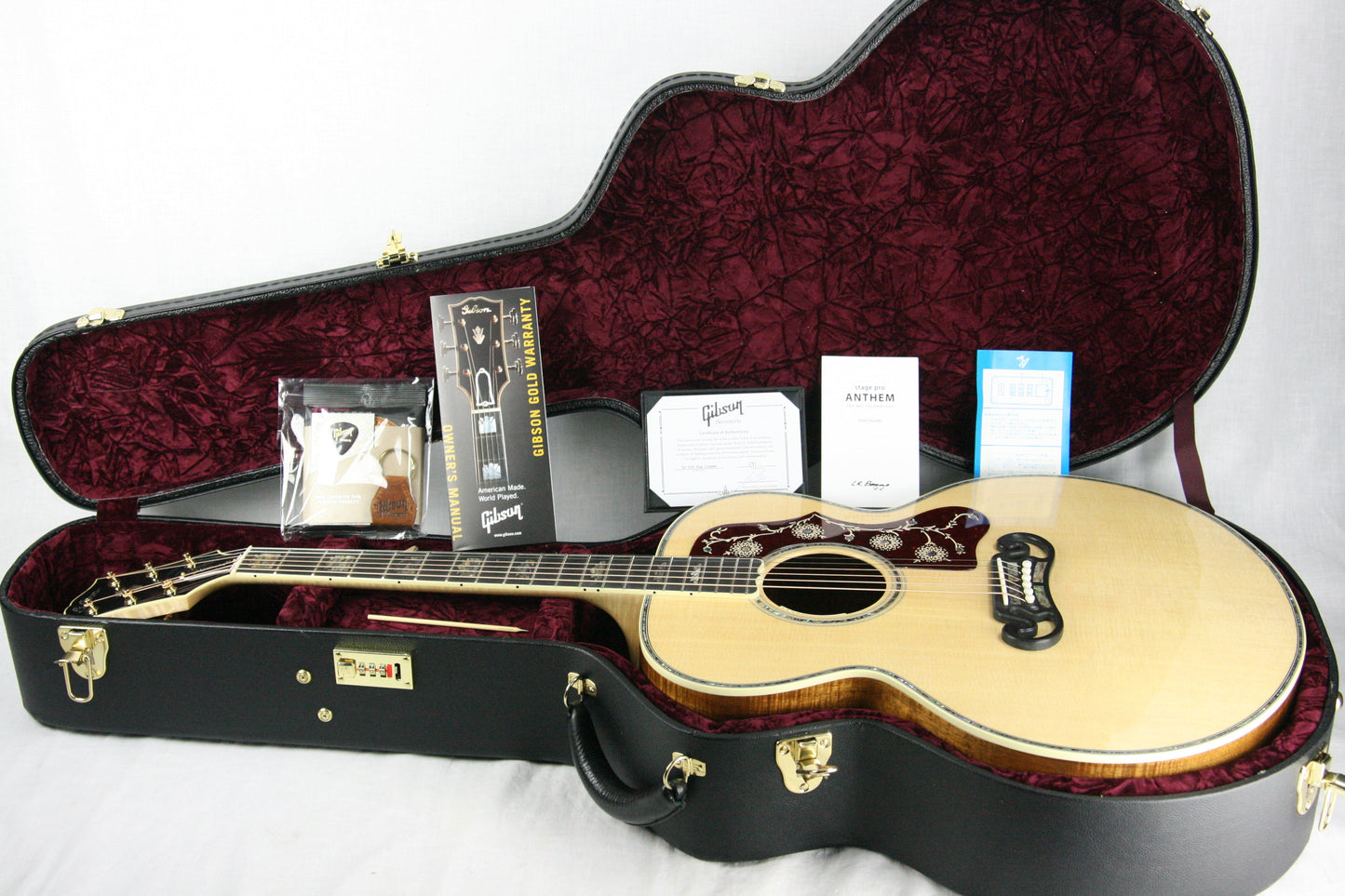 2017 Gibson Custom Shop SJ-200 KOA! Abalone, Limited Edition! j200 Acoustic Guitar j45