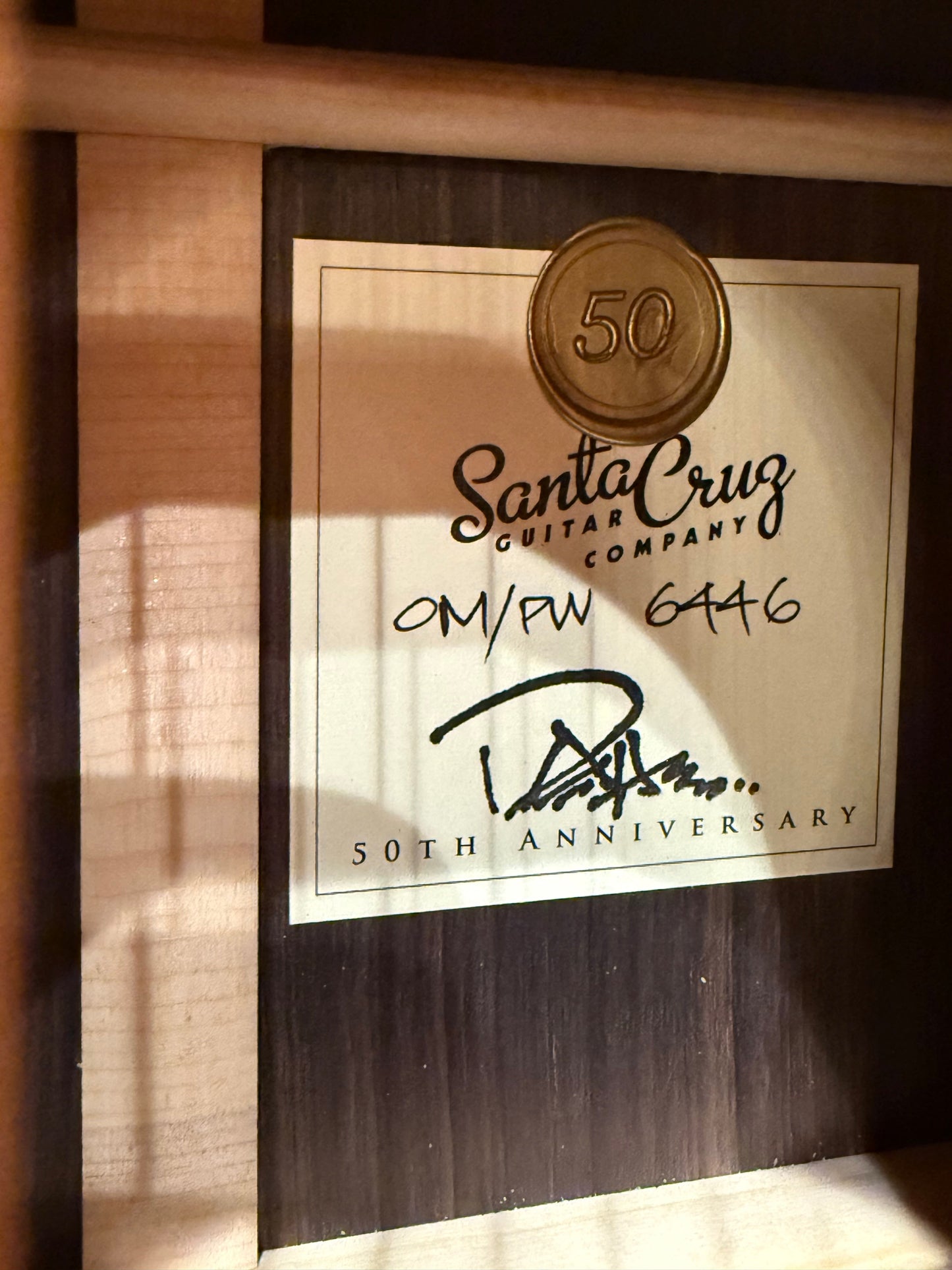 Santa Cruz OM Pre War 50th Anniversary Ltd Ed