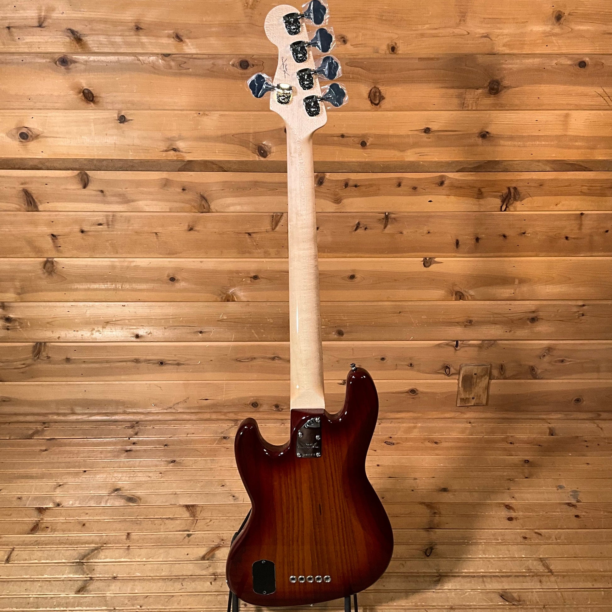 Fender Custom Shop Custom Classic V Electric Jazz Bass Guitar - Cherry Sunburst