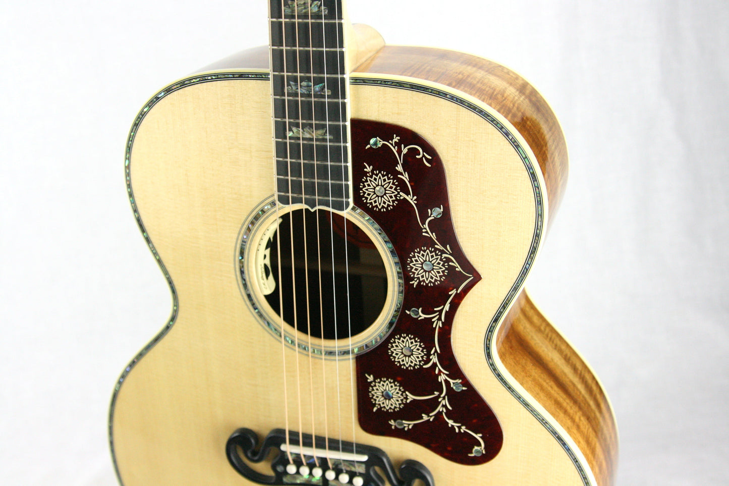 2017 Gibson Custom Shop SJ-200 KOA! Abalone, Limited Edition! j200 Acoustic Guitar j45