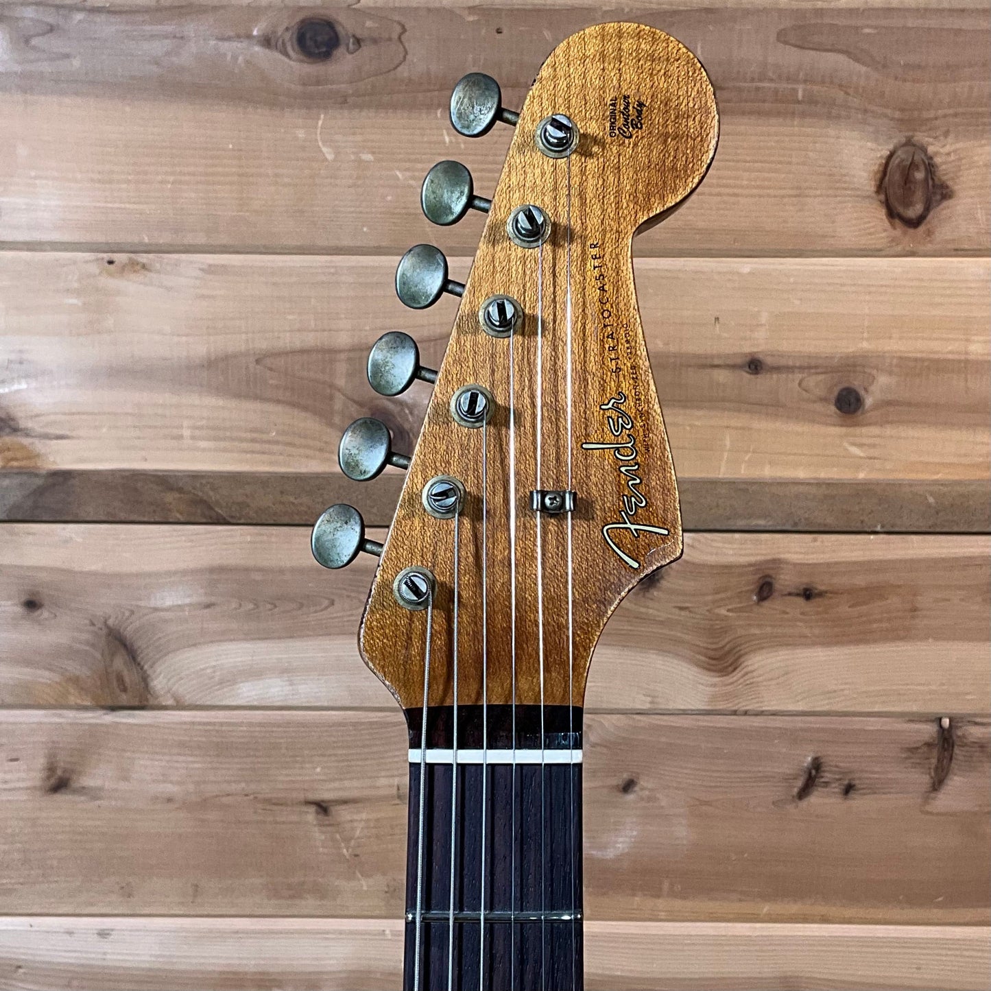 Fender Custom Shop 1960 Stratocaster Relic Electric Guitar - Olive Drab Green