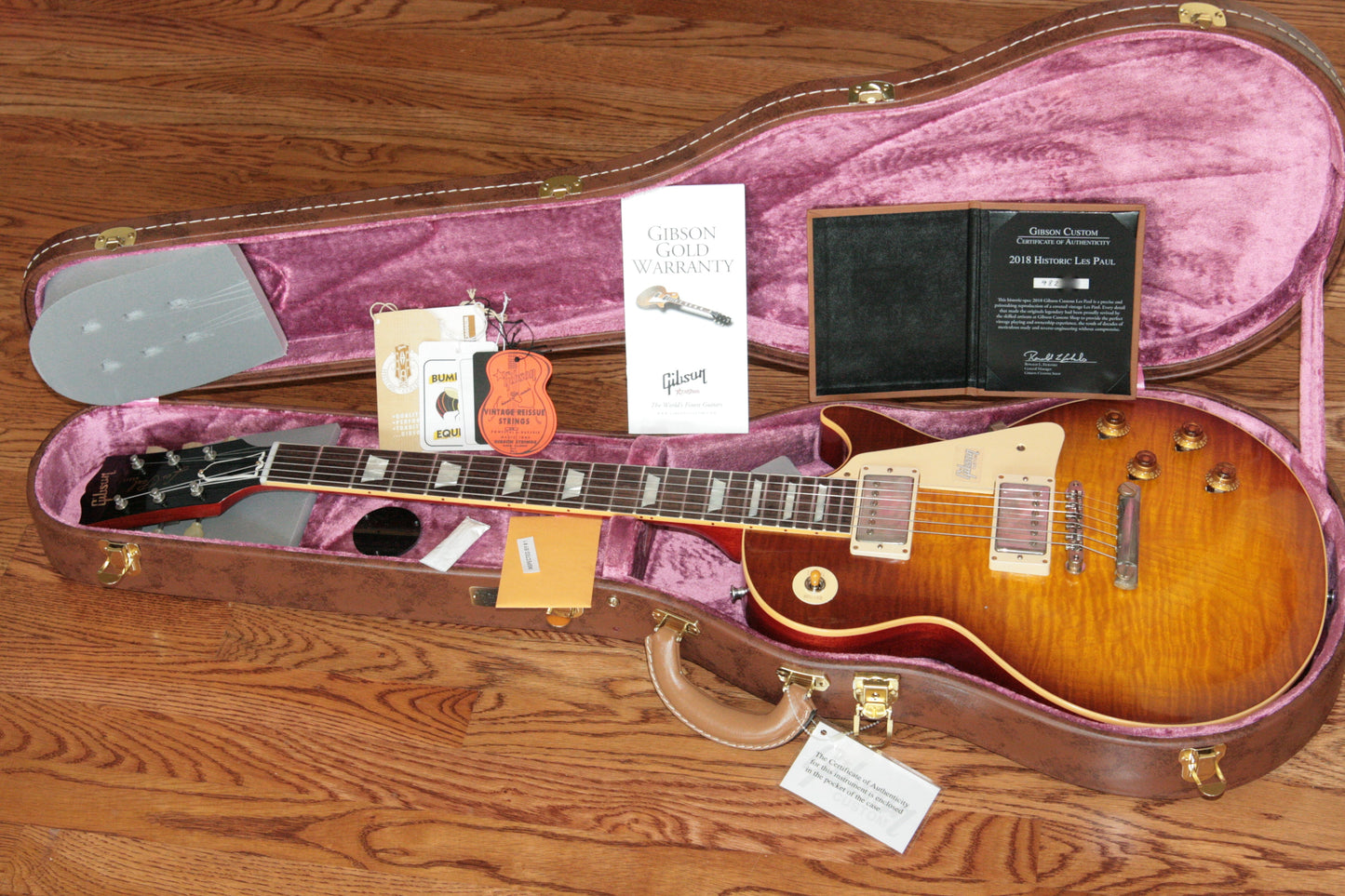 2018 Gibson 1959 Les Paul Historic Reissue! R9 59 LP ROYAL TEABURST Custom Shop TH Spec