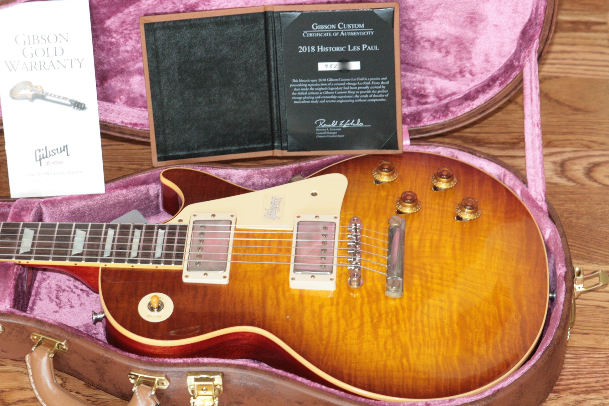 2018 Gibson 1959 Les Paul Historic Reissue! R9 59 LP ROYAL TEABURST Custom Shop TH Spec