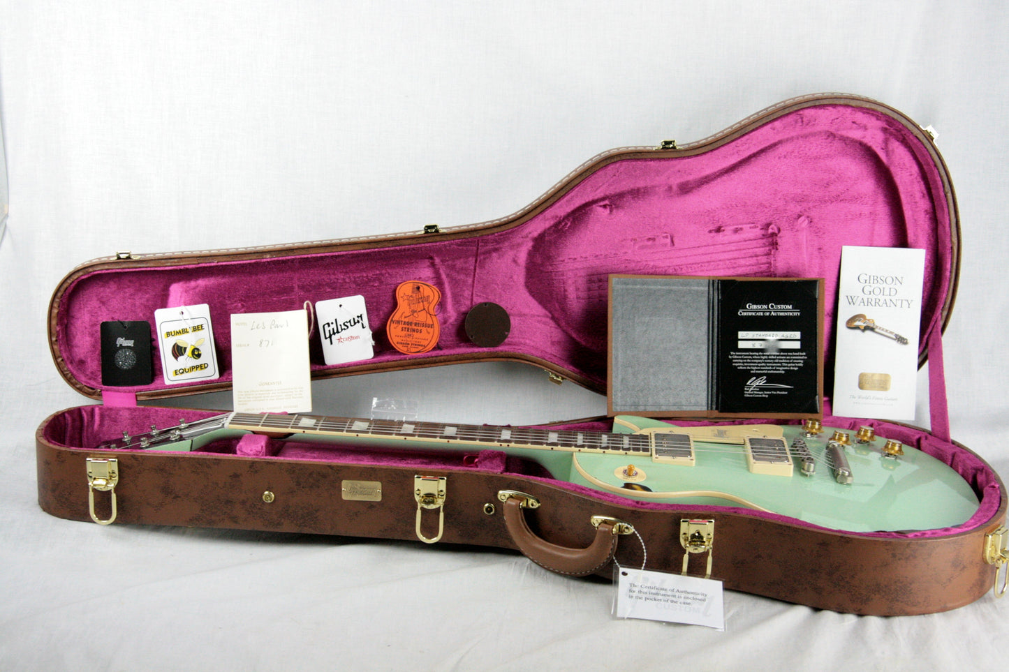 1958 Gibson Custom Shop AGED 58 Les Paul Reissue Kerry Green Over Dark Burst