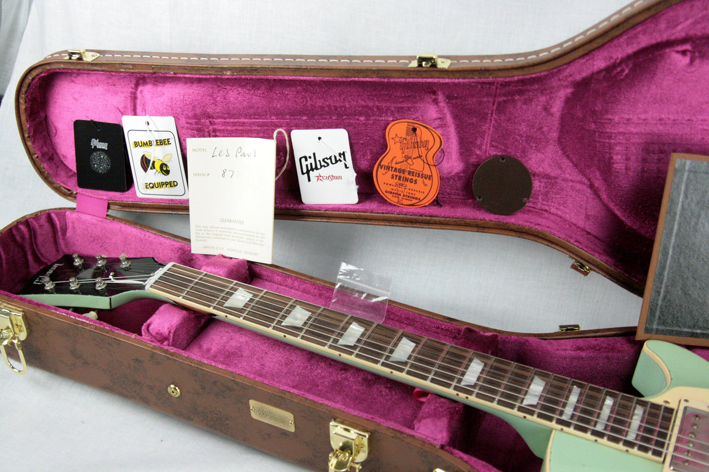 1958 Gibson Custom Shop AGED 58 Les Paul Reissue Kerry Green Over Dark Burst