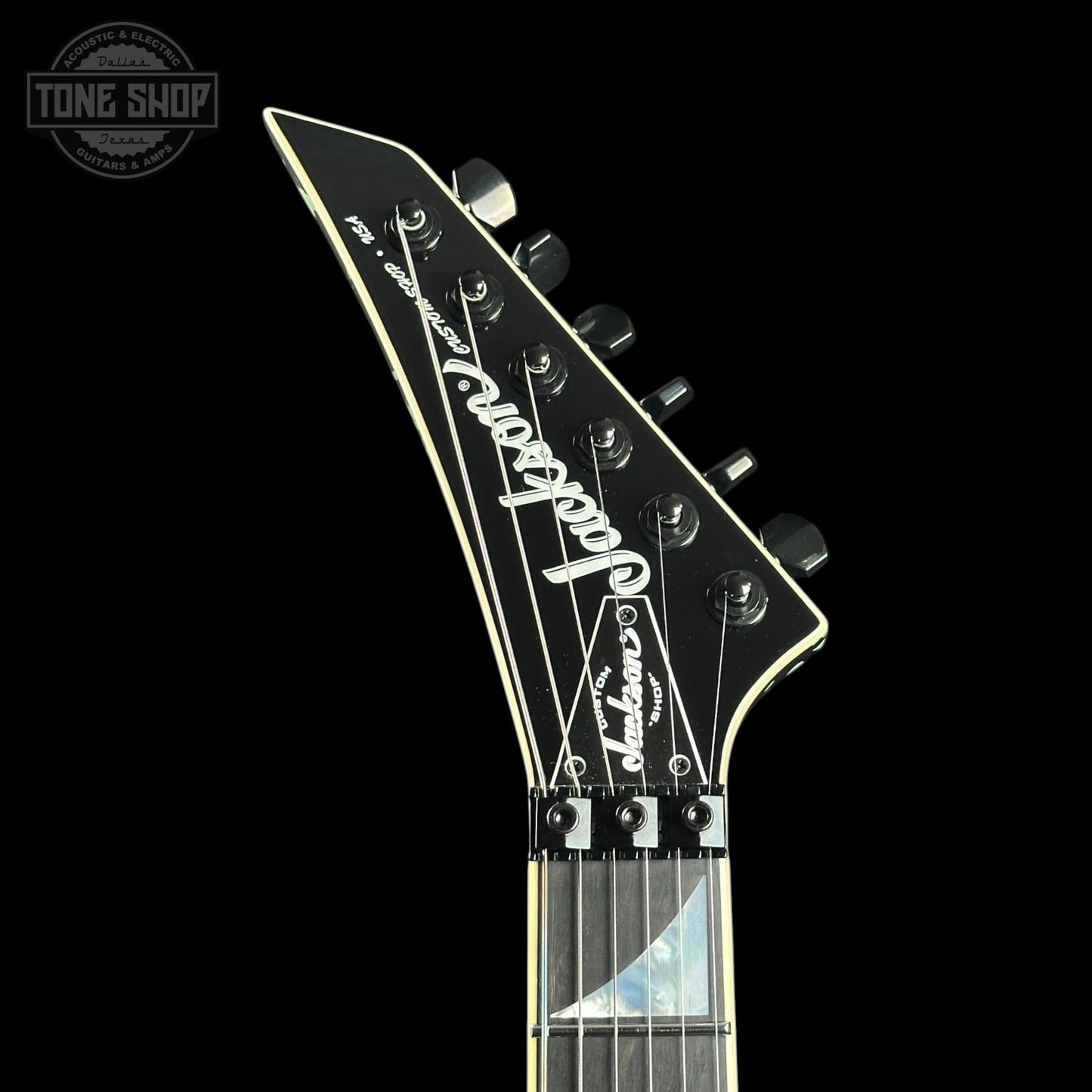 Jackson Custom Shop RR 2H FR Black-Green Splatter w/case RR4149