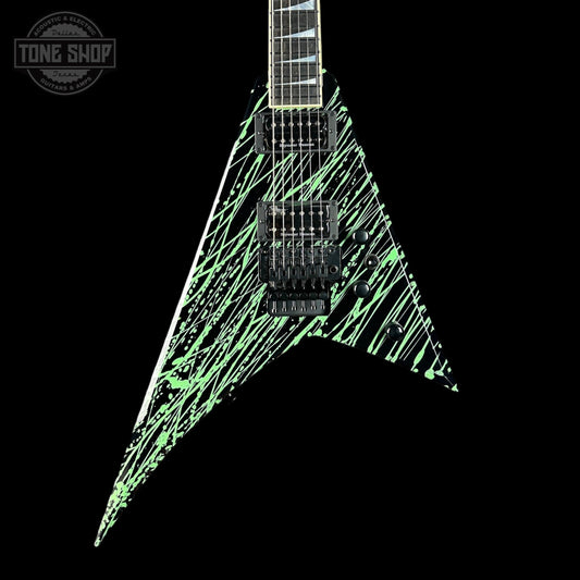 Jackson Custom Shop RR 2H FR Black-Green Splatter w/case RR4149