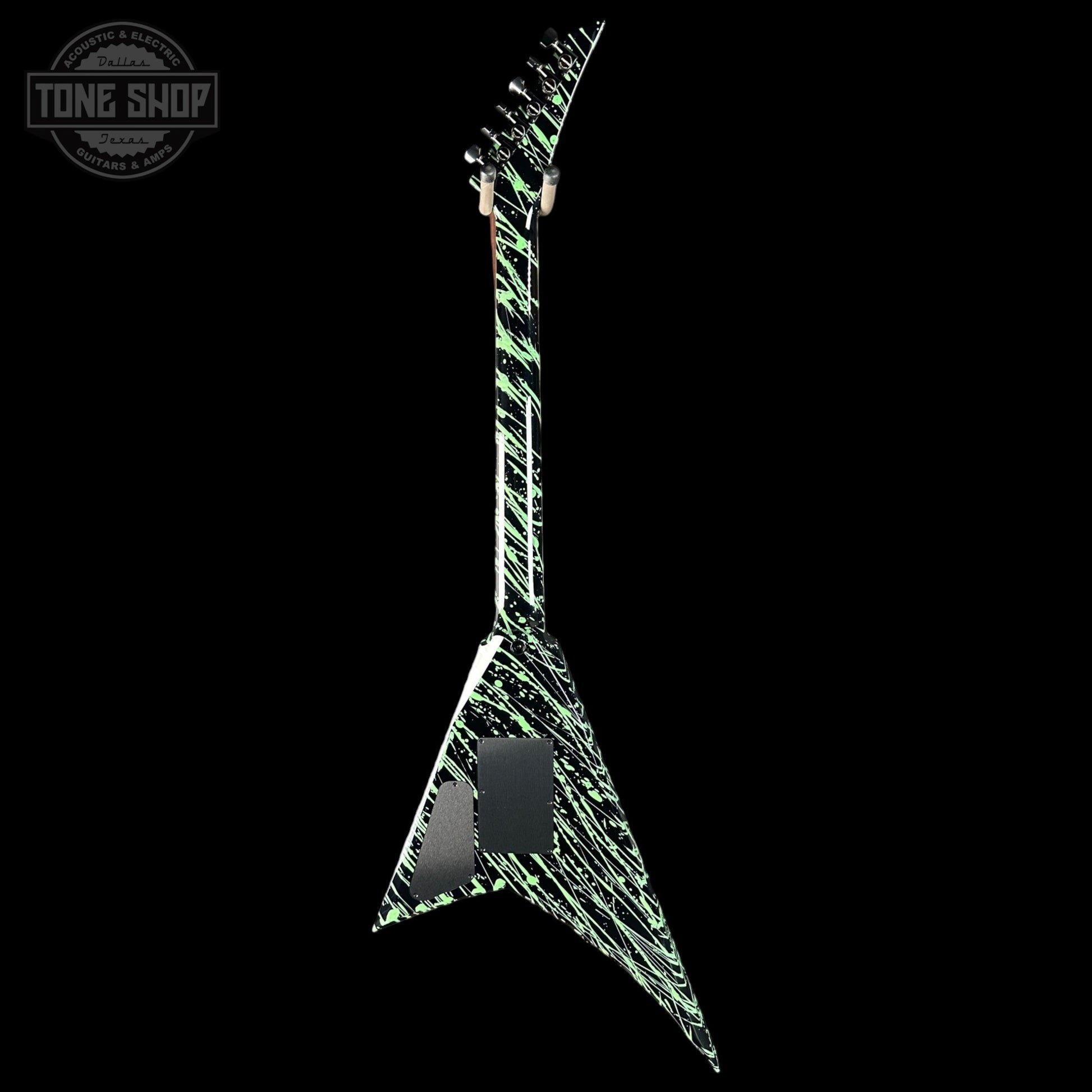 Jackson Custom Shop RR 2H FR Black-Green Splatter w/case RR4149