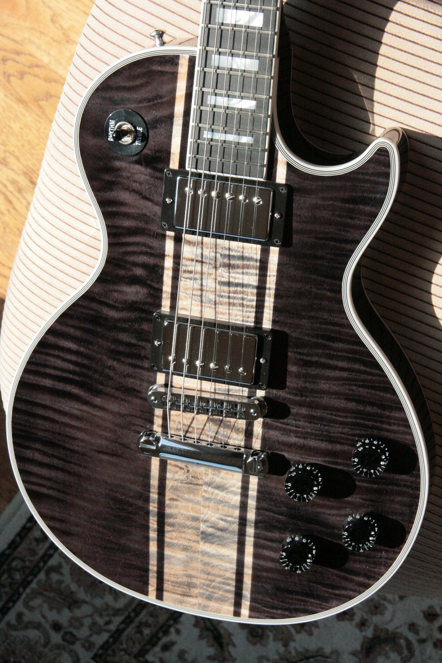 2018 Gibson Custom Shop Les Paul WHITE SCORPION! Flametop, Limited Block Inlay Model!