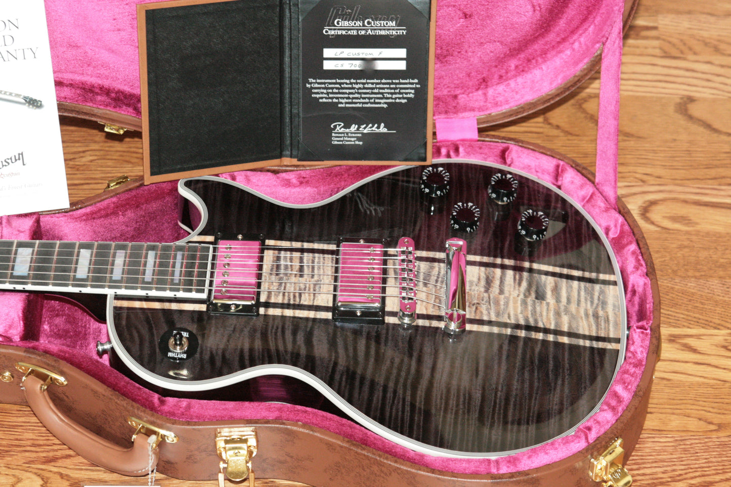 2018 Gibson Custom Shop Les Paul WHITE SCORPION! Flametop, Limited Block Inlay Model!