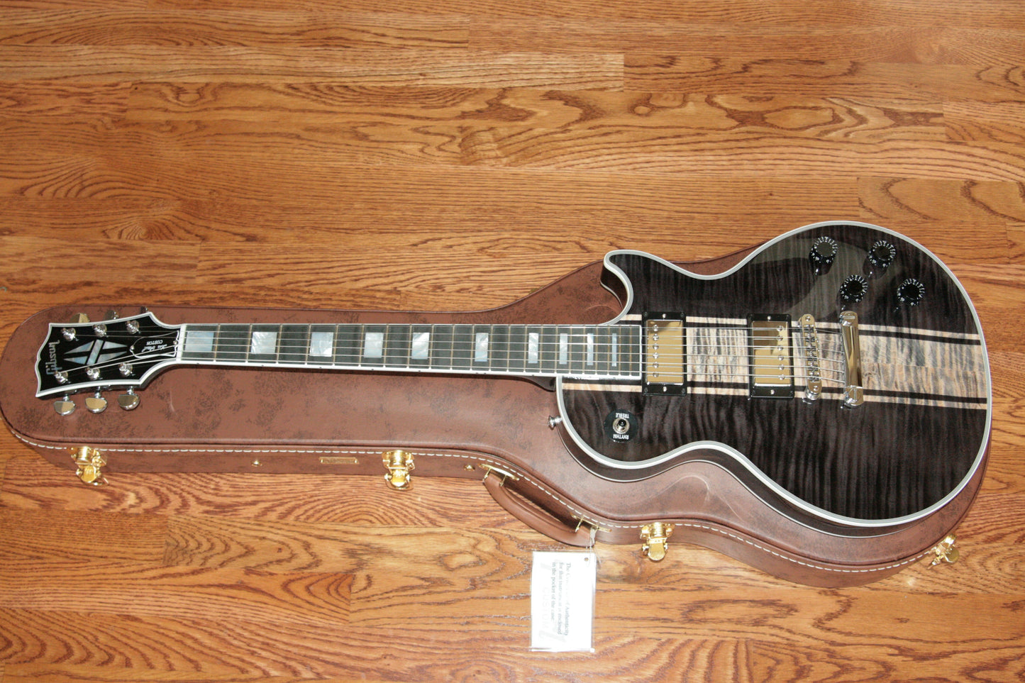 2018 Gibson Custom Shop Les Paul WHITE SCORPION! Flametop, Limited Block Inlay Model!