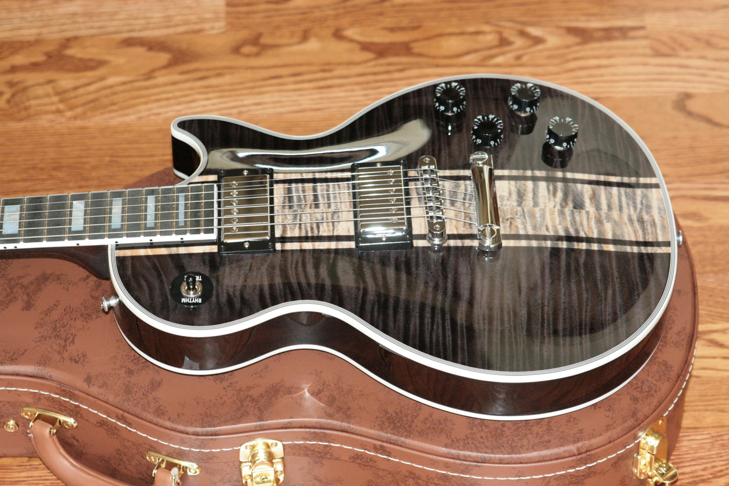2018 Gibson Custom Shop Les Paul WHITE SCORPION! Flametop, Limited Block Inlay Model!