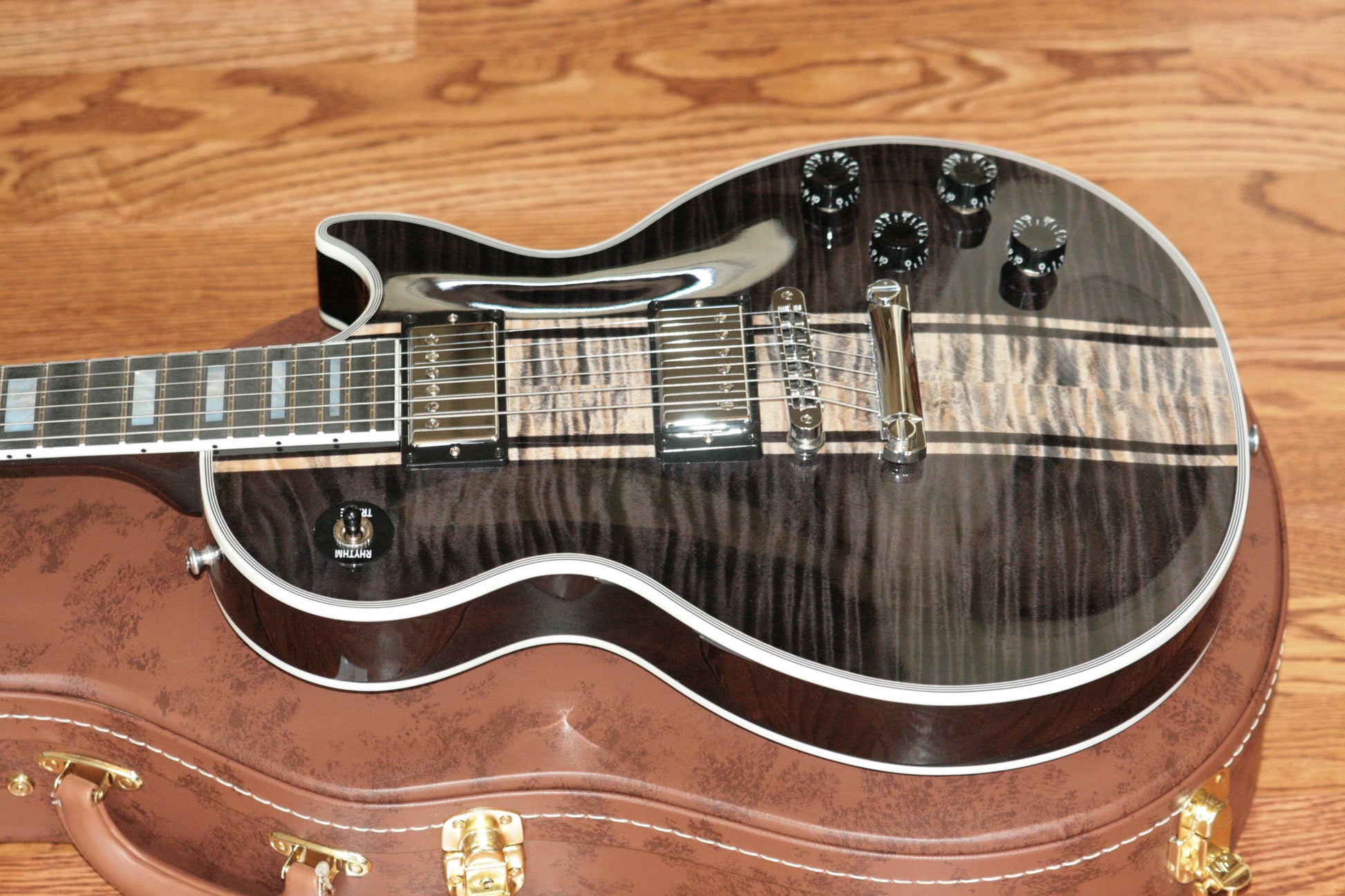 2018 Gibson Custom Shop Les Paul WHITE SCORPION! Flametop, Limited Block Inlay Model!