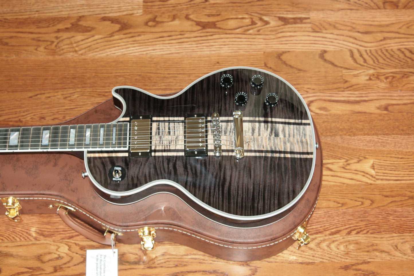2018 Gibson Custom Shop Les Paul WHITE SCORPION! Flametop, Limited Block Inlay Model!