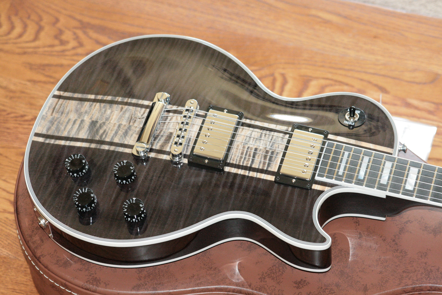 2018 Gibson Custom Shop Les Paul WHITE SCORPION! Flametop, Limited Block Inlay Model!