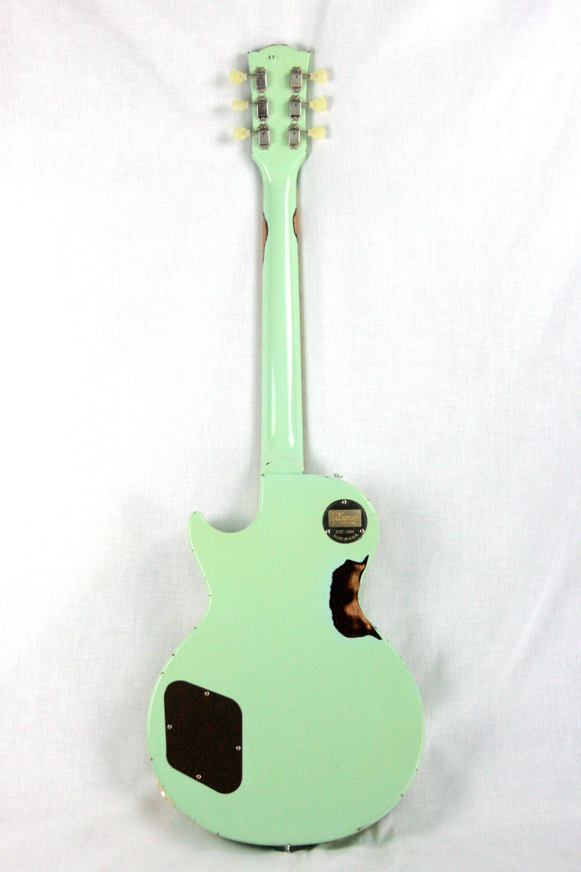 1958 Gibson Custom Shop AGED 58 Les Paul Reissue Kerry Green Over Dark Burst