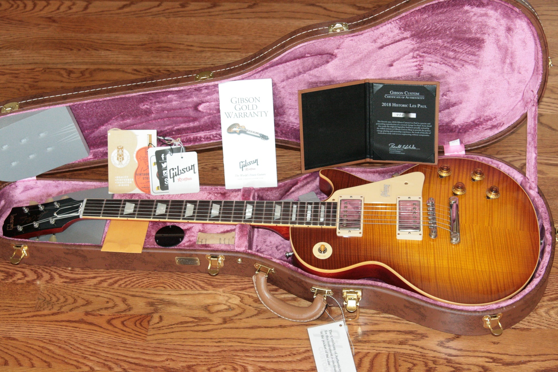 2018 Gibson 1959 Les Paul Historic Reissue! R9 59 LP ROYAL TEABURST Custom Shop TH Spec