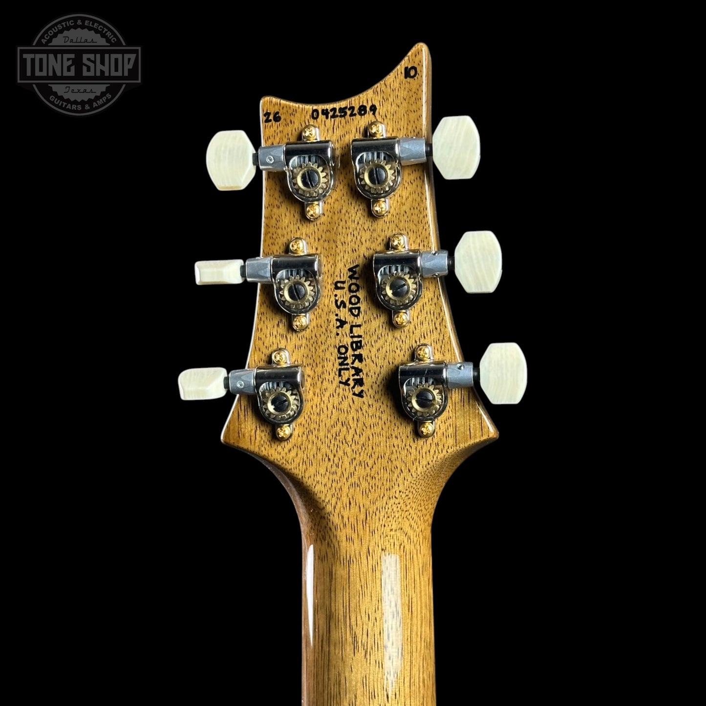PRS Wood Library DGT 10 Top Livingston Lemondrop Korina / Brazilian RW w/case 0425289