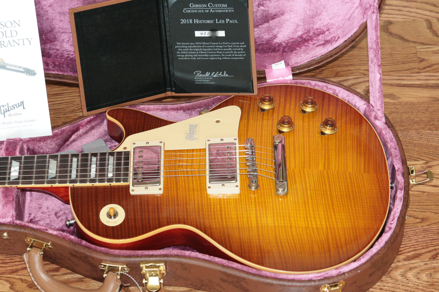 2018 Gibson 1959 Les Paul Historic Reissue! R9 59 LP ROYAL TEABURST Custom Shop TH Spec