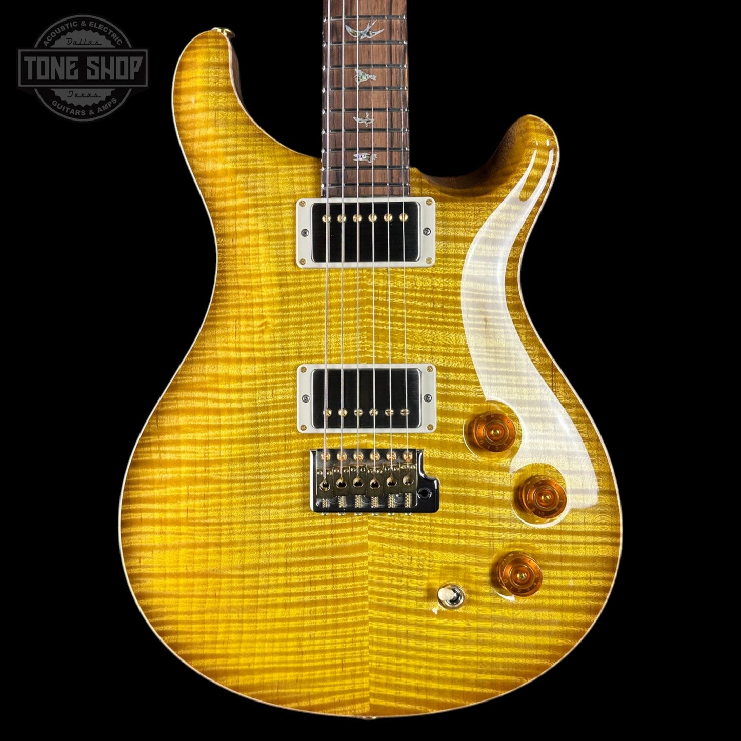 PRS Wood Library DGT 10 Top Livingston Lemondrop Korina / Brazilian RW w/case 0425289