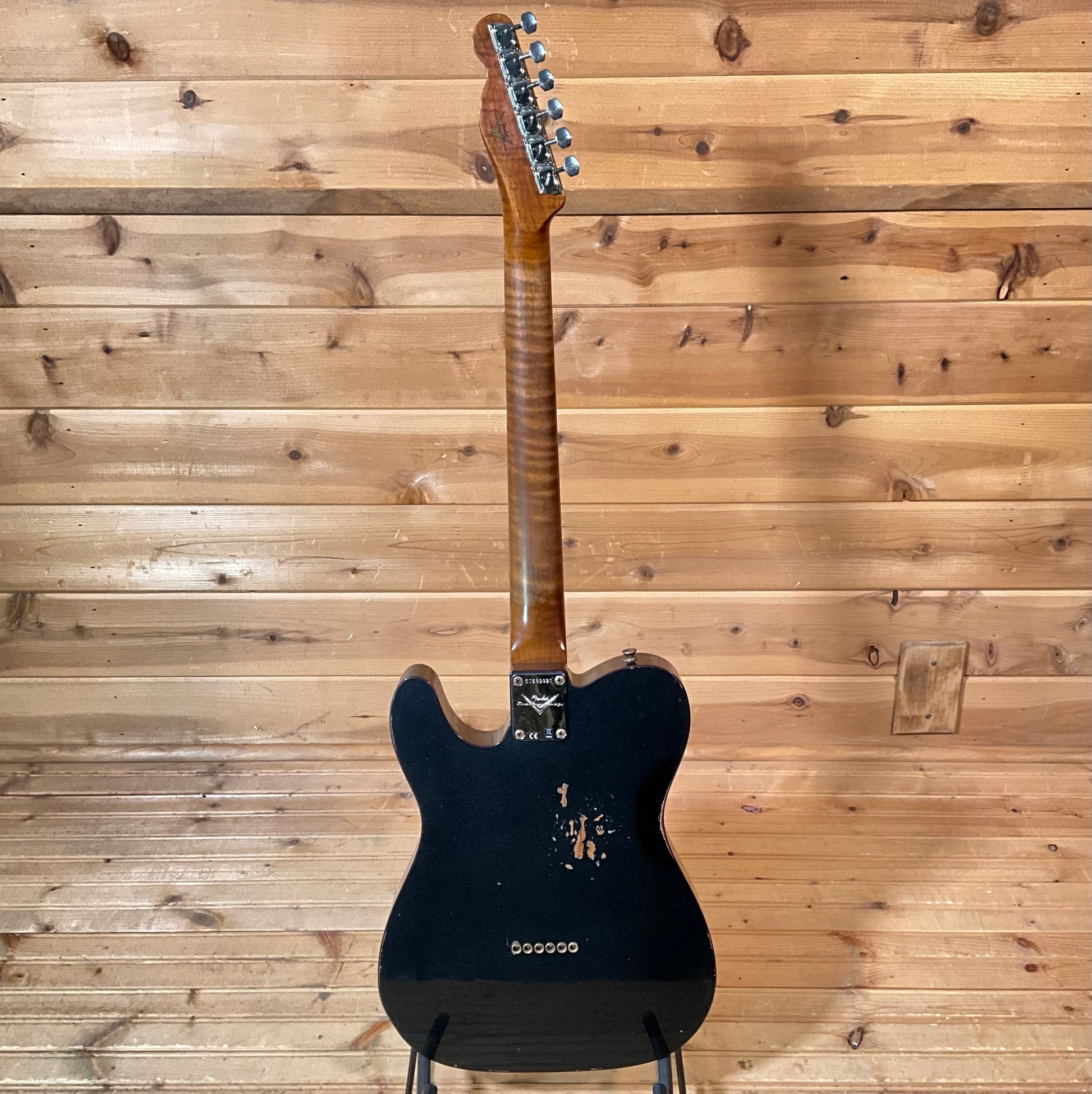 Fender Custom Shop Thinline Telecaster Relic - Black Pearl