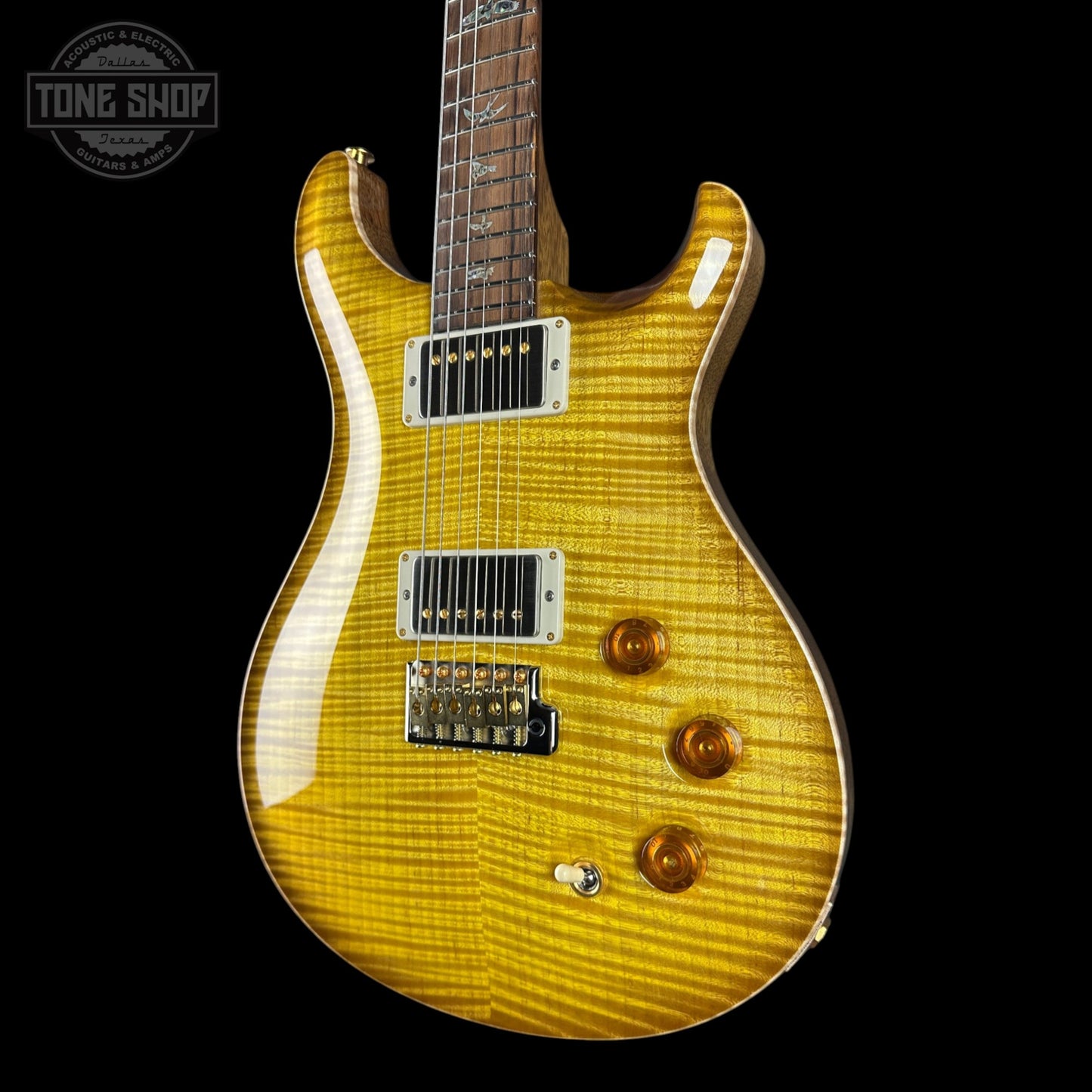 PRS Wood Library DGT 10 Top Livingston Lemondrop Korina / Brazilian RW w/case 0425289