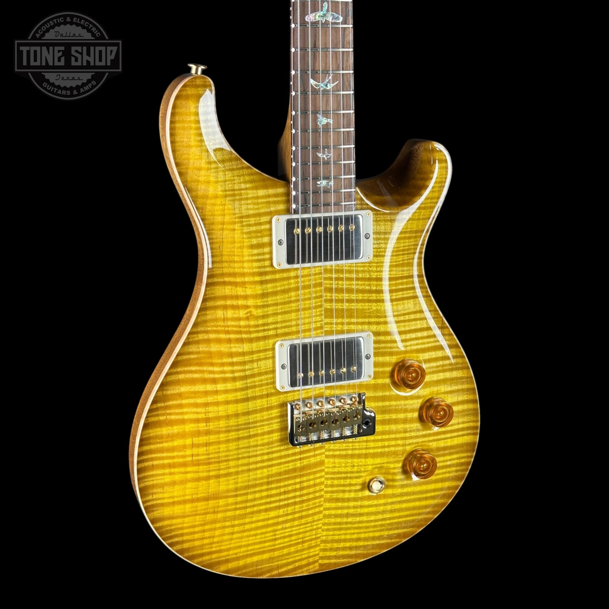 PRS Wood Library DGT 10 Top Livingston Lemondrop Korina / Brazilian RW w/case 0425289