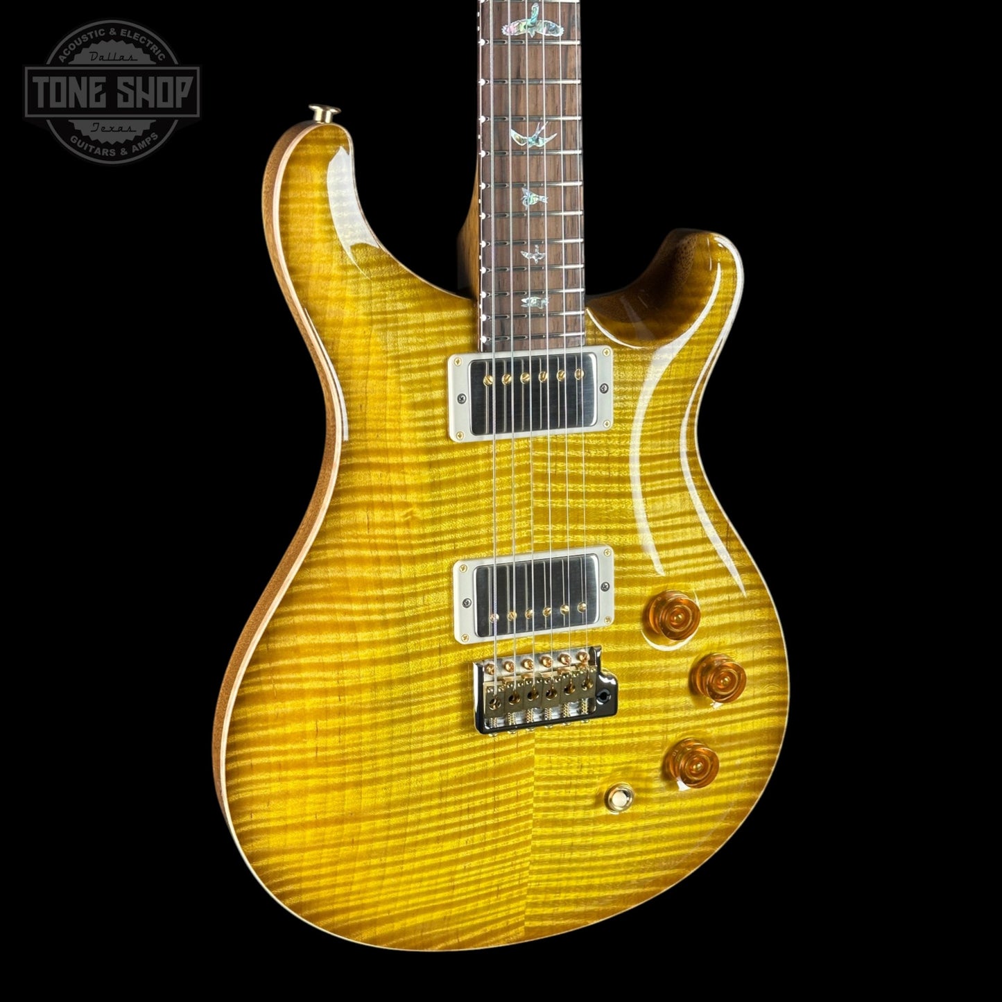 PRS Wood Library DGT 10 Top Livingston Lemondrop Korina / Brazilian RW w/case 0425289