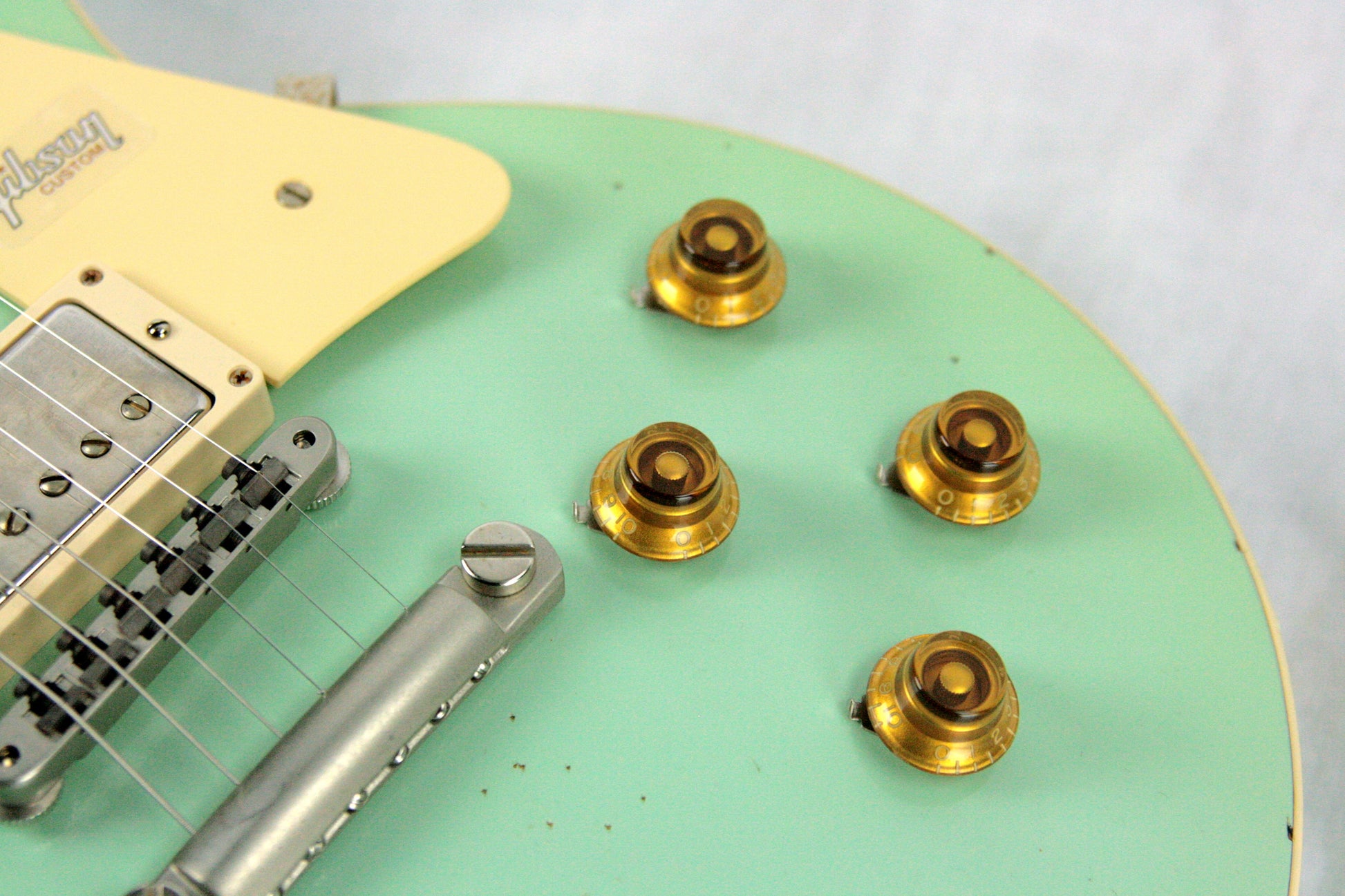 1958 Gibson Custom Shop AGED 58 Les Paul Reissue Kerry Green Over Dark Burst